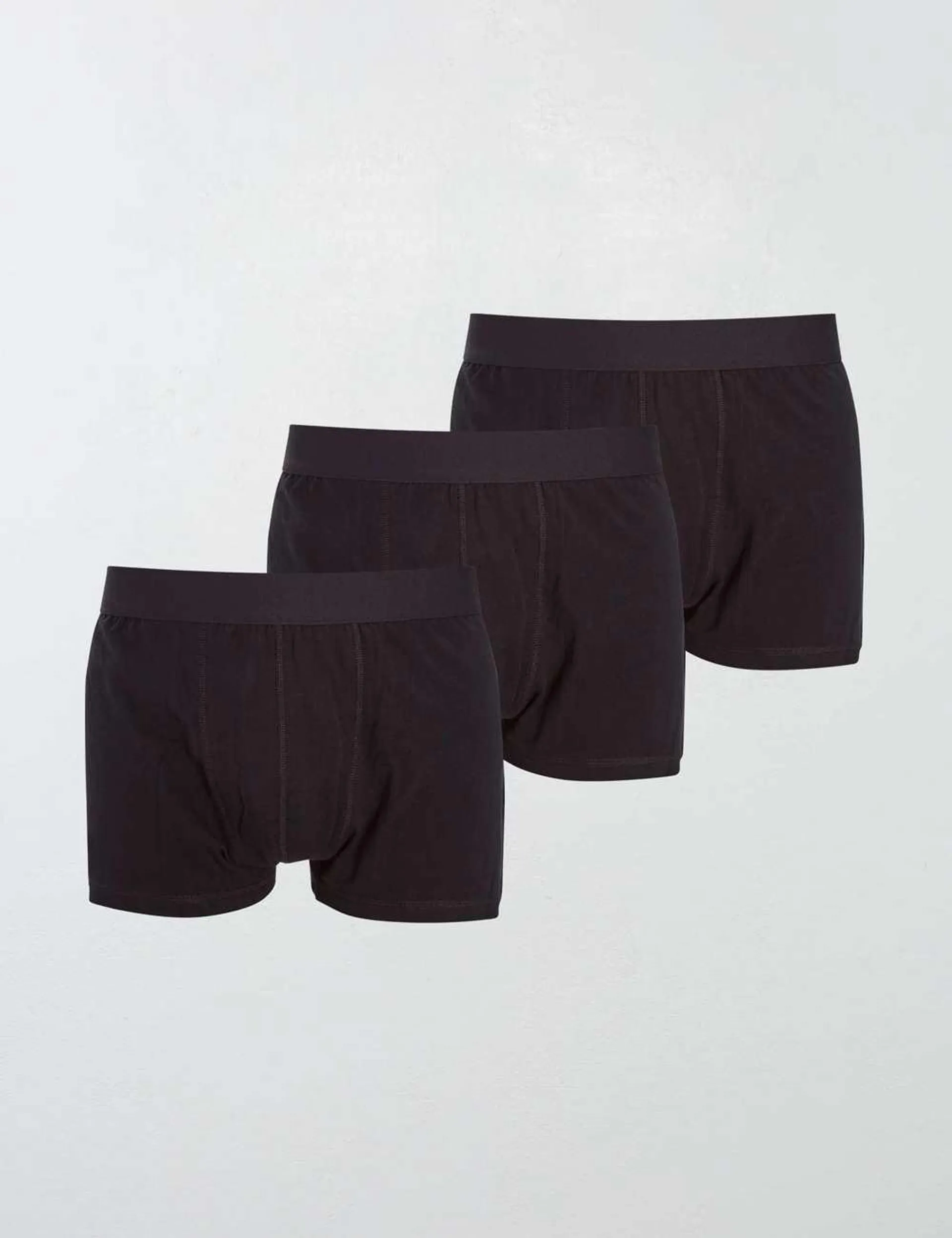 Pack of 3 pairs of plus size eco-design boxer shorts