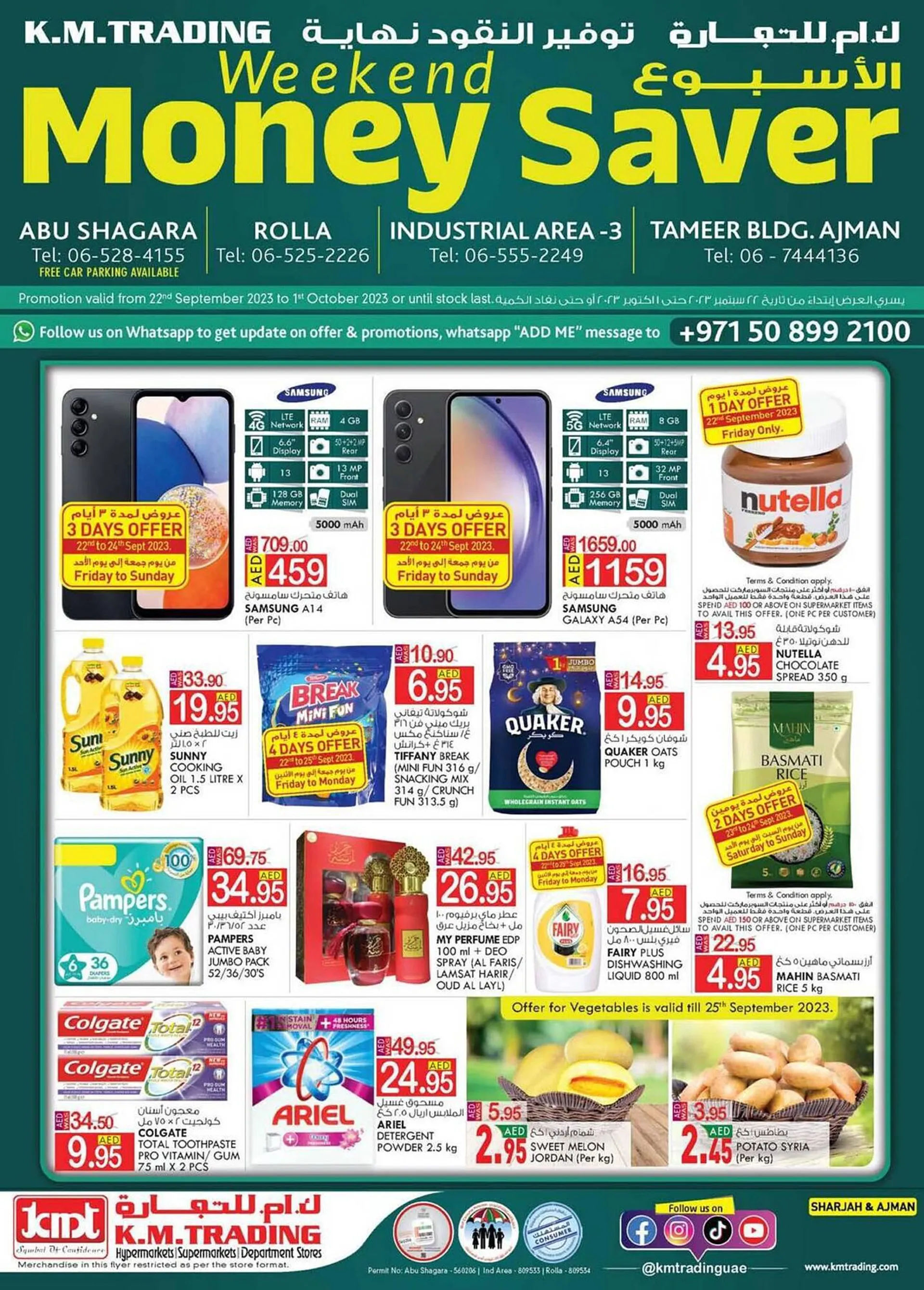 KM Trading catalogue from 22 September to 1 October 2023 - Offers page 1