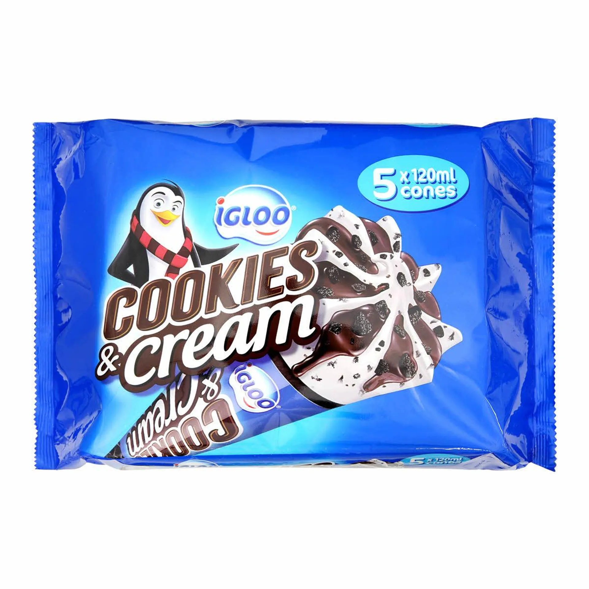 Igloo Cookies&Crem Cone Icecrm Mp5X120Ml