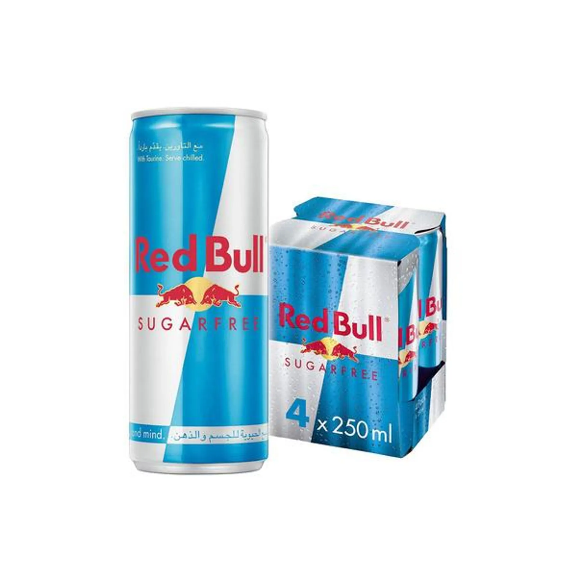 Red Bull Energy Drink Sugarfree 4X250ml