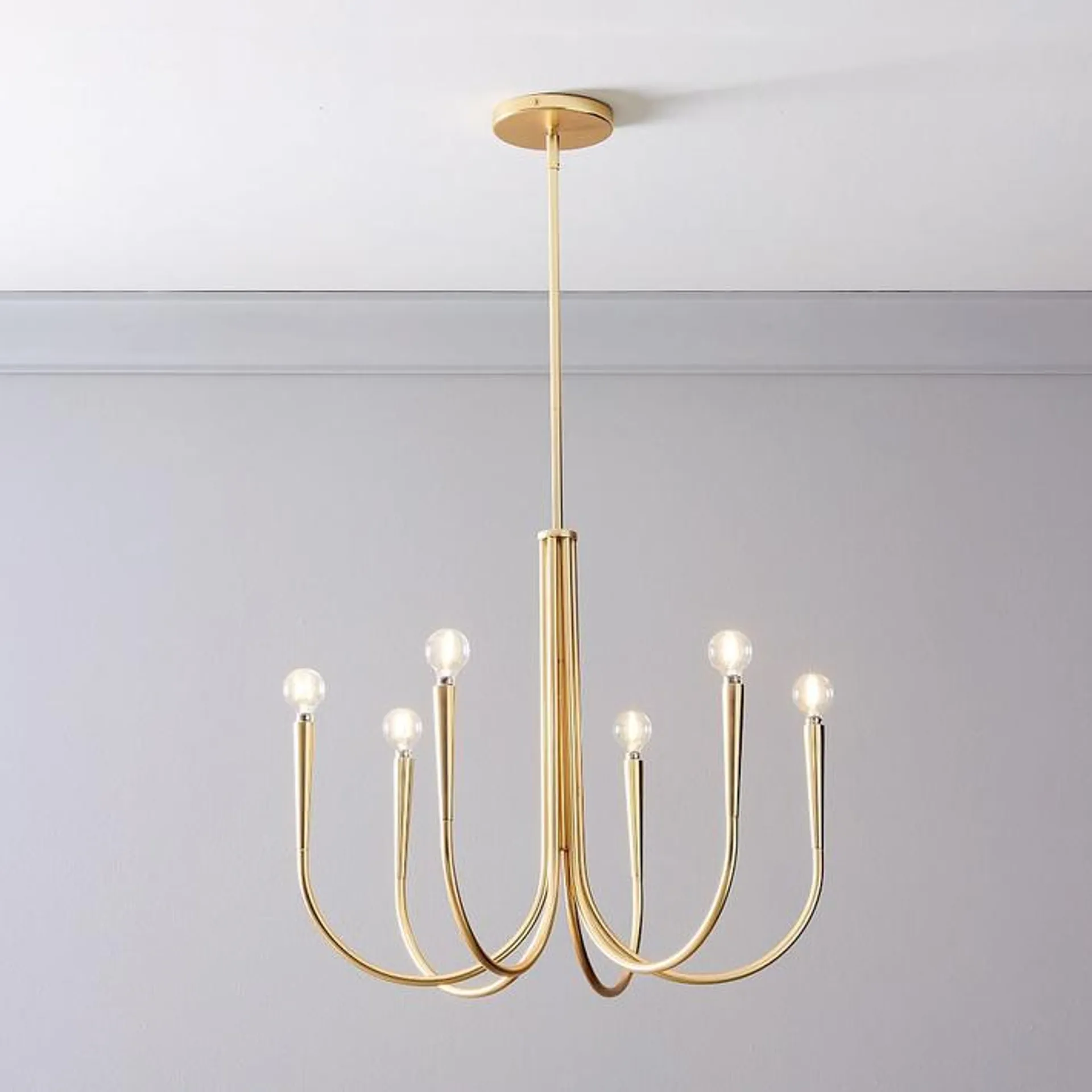 Swoop Arm Chandelier