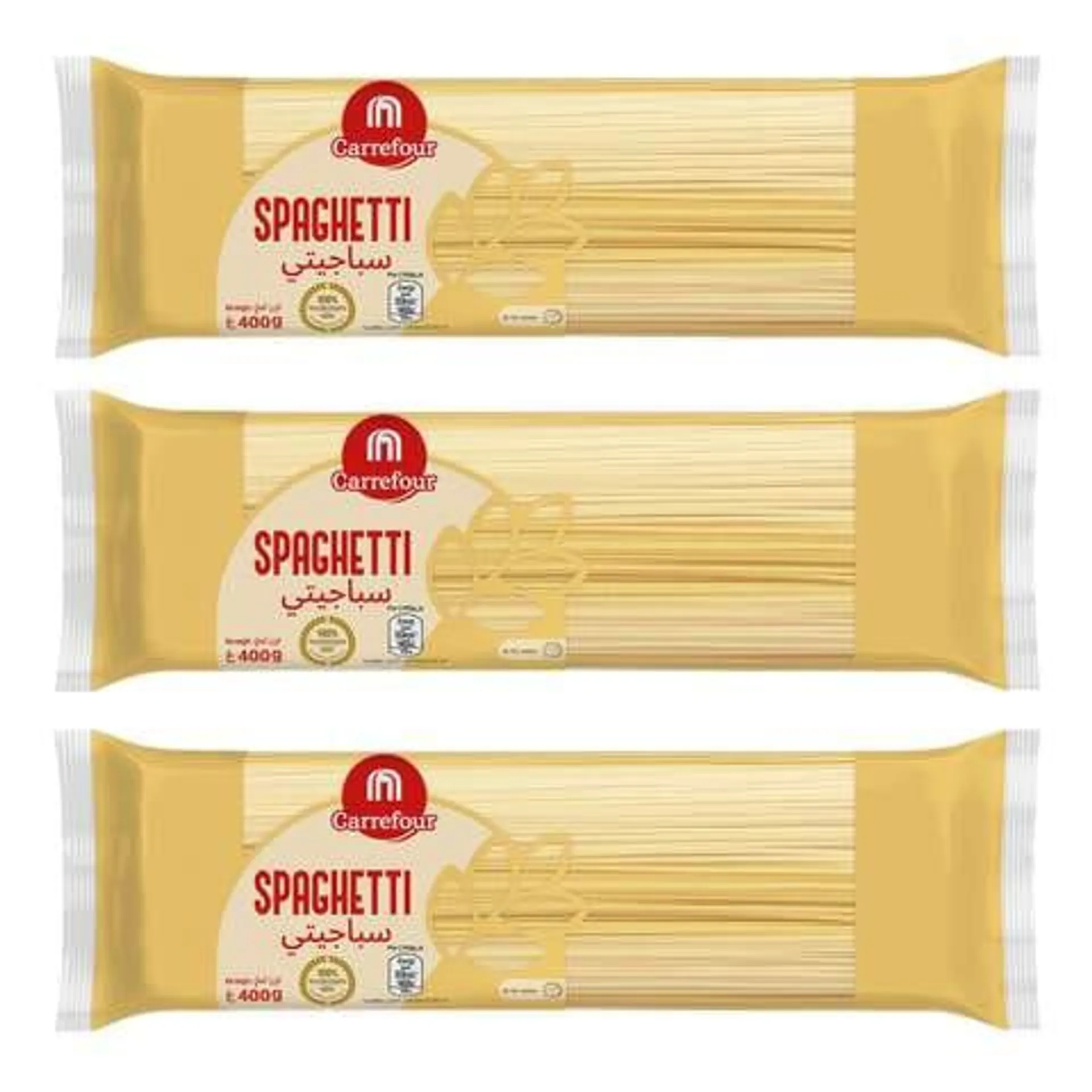Carrefour Pasta Spaghetti 400g Pack of 3