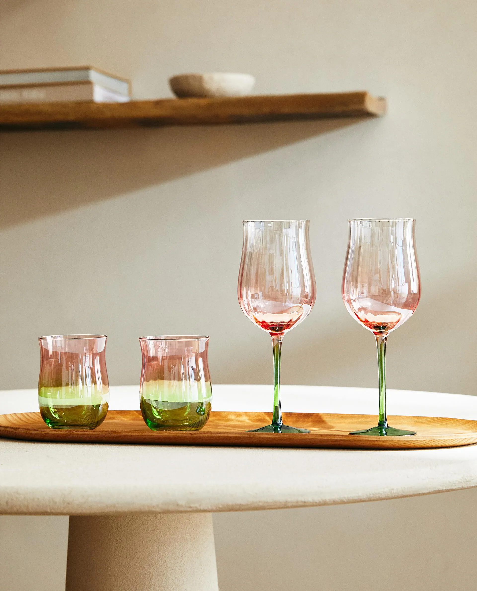 OMBRÉ GLASSWARE SET