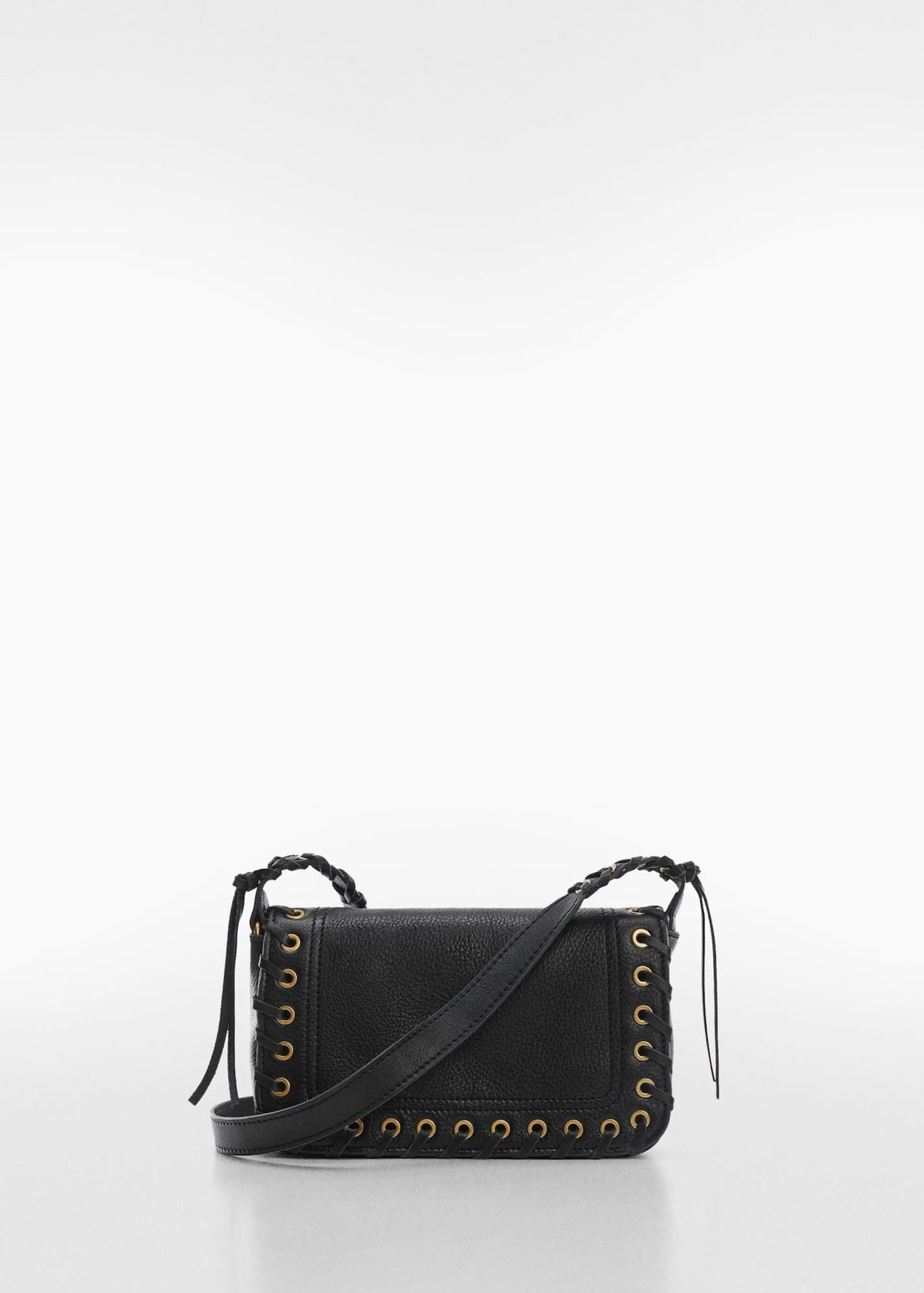 Stud leather bag