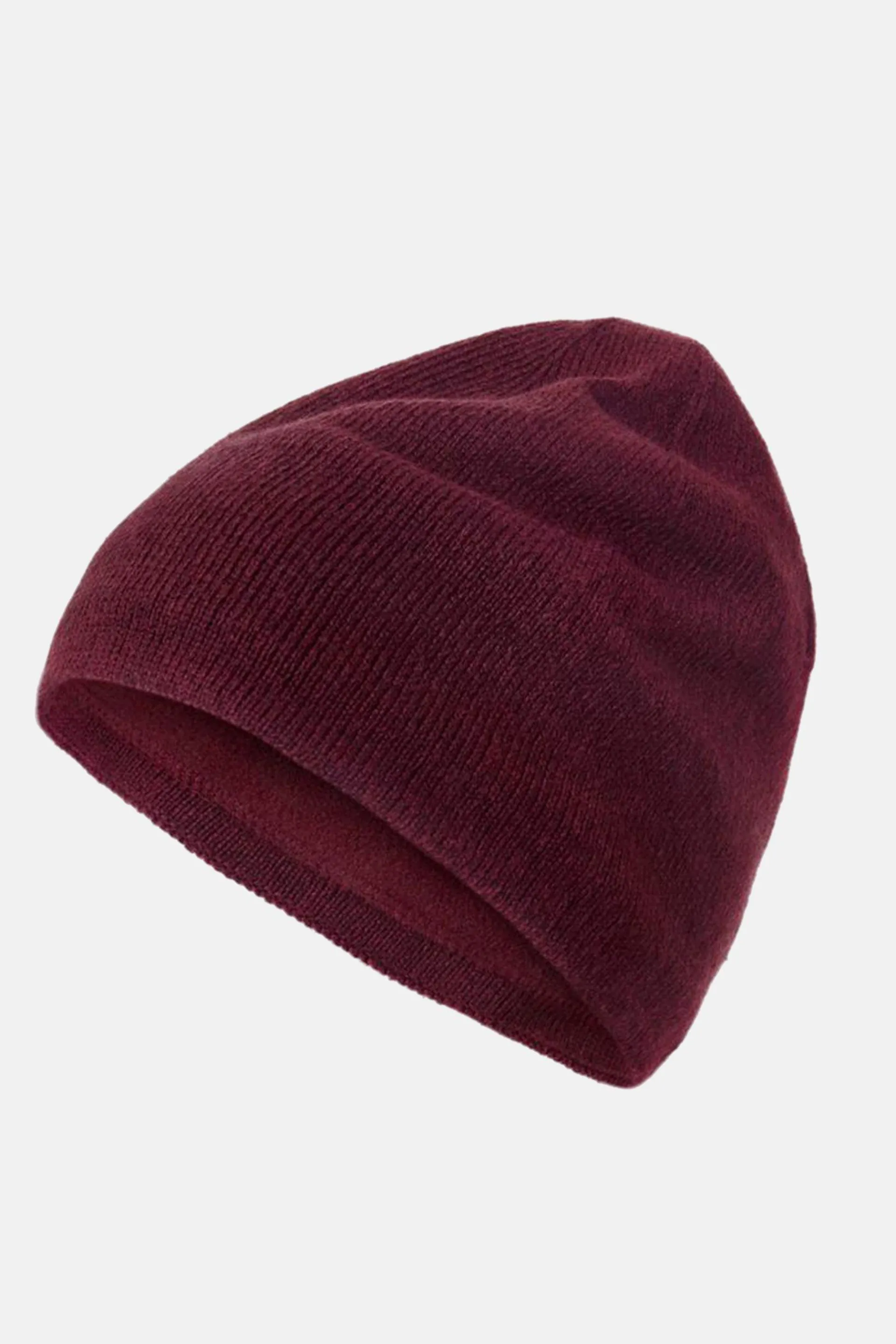 Men Knitted Beanie Hat, Maroon