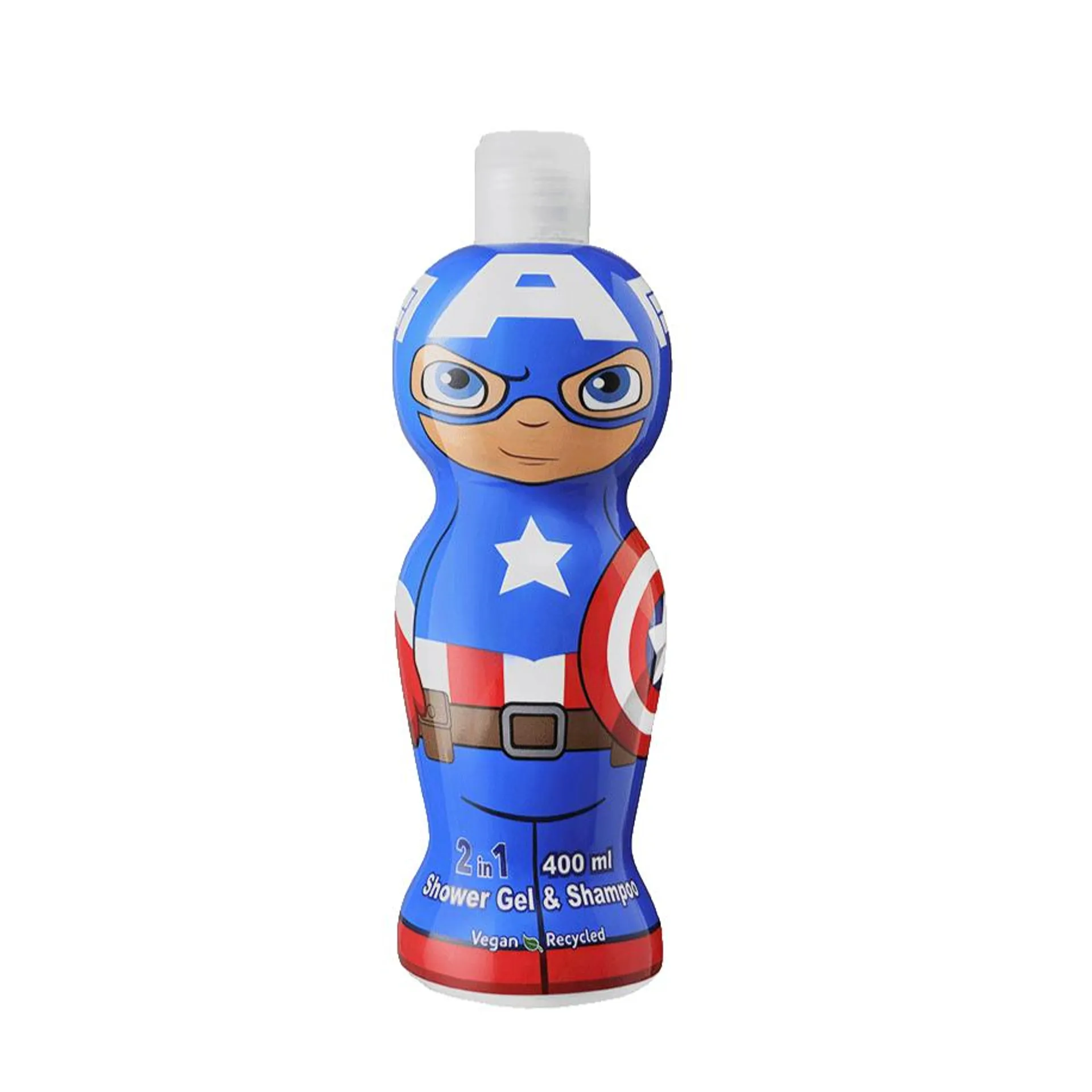 Avengers Captain America 2in1 Shower Gel & Shampoo for Kids - 400ml