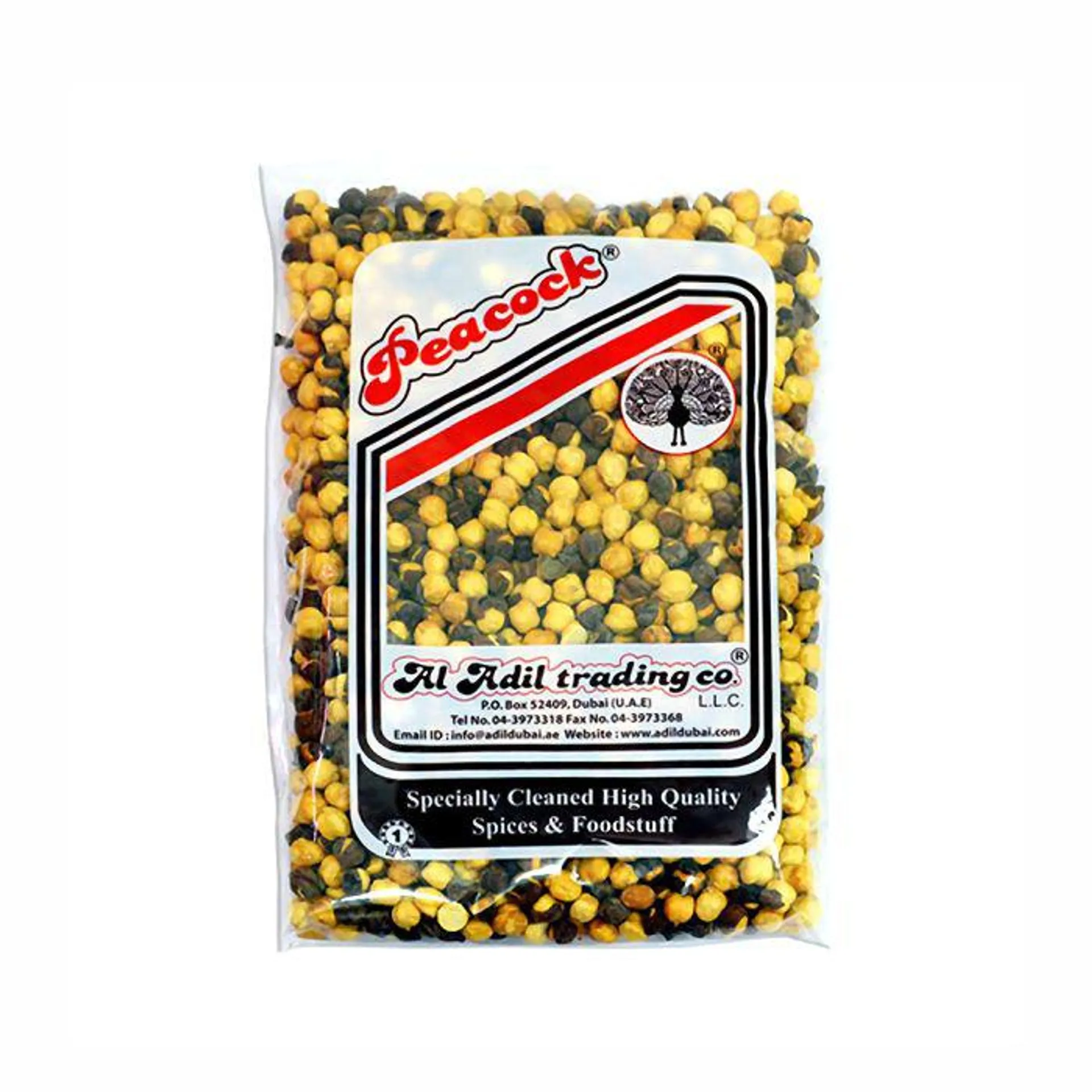 PEACOCK YELLOW CHANA ROASTED 1KG
