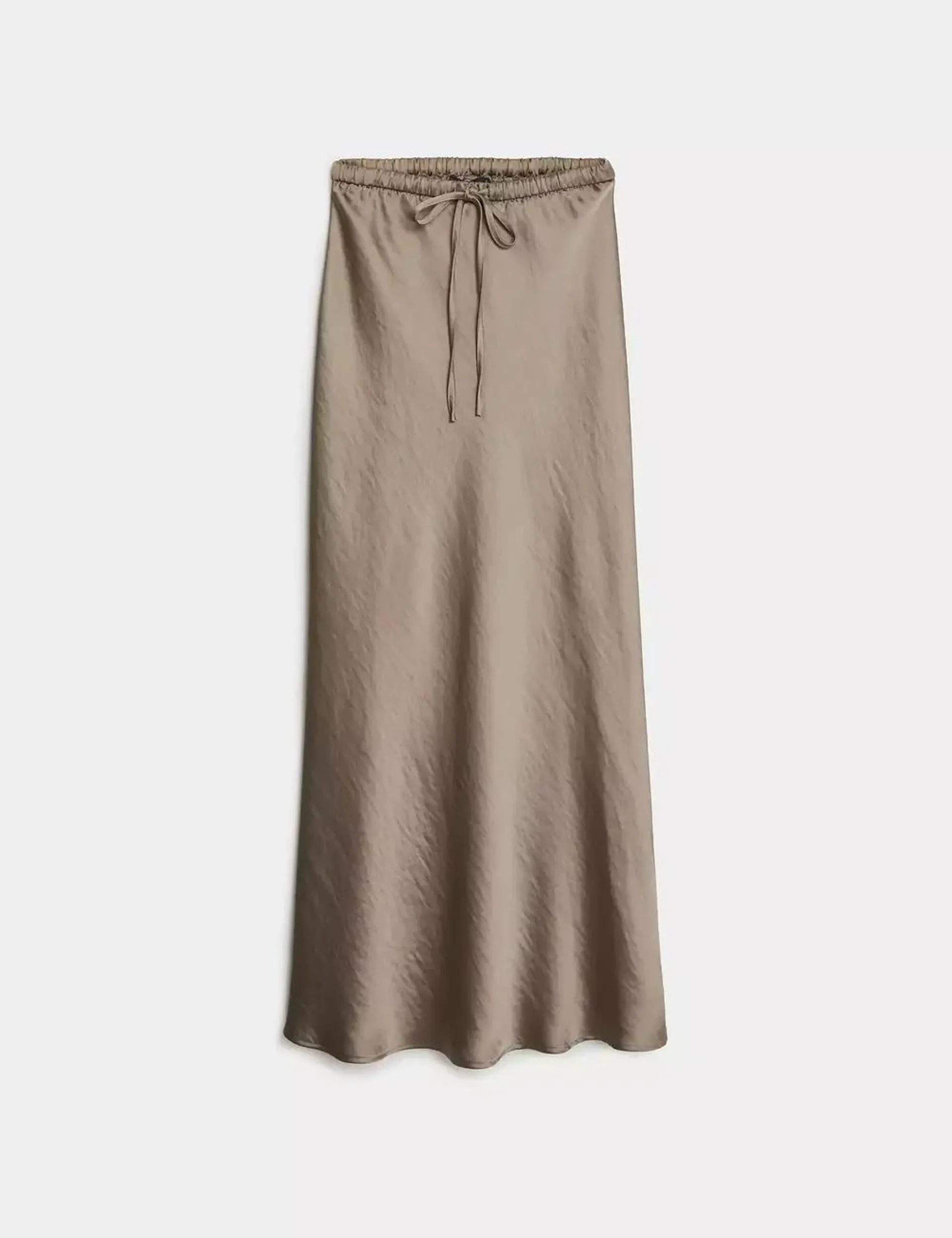 Satin Midaxi Slip Skirt