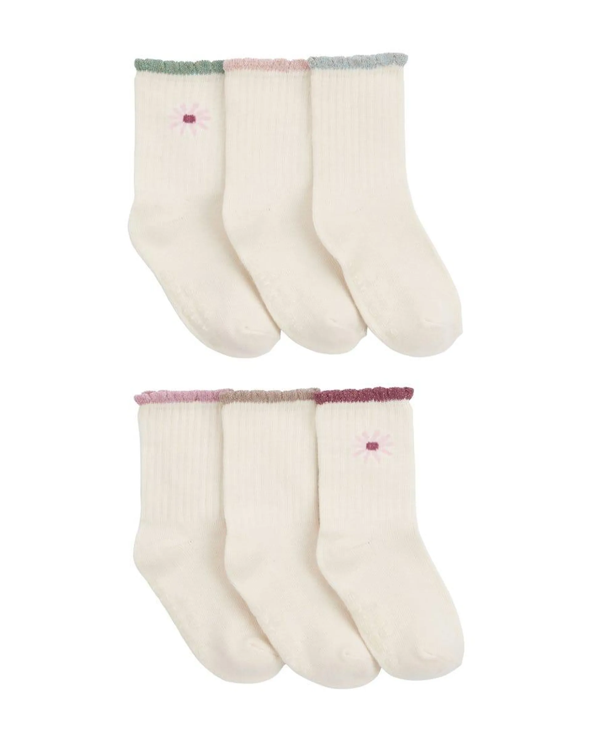 6-Pack Daisy Socks