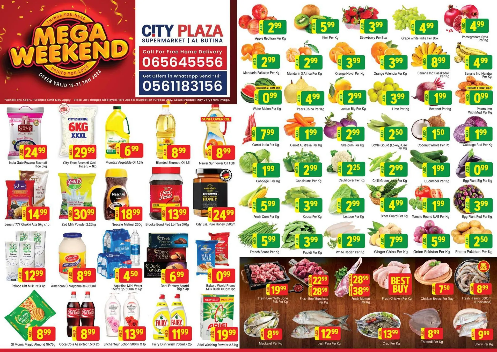 City Retail Supermarket catalogue from 18 January to 21 January 2024 - Offers page 1