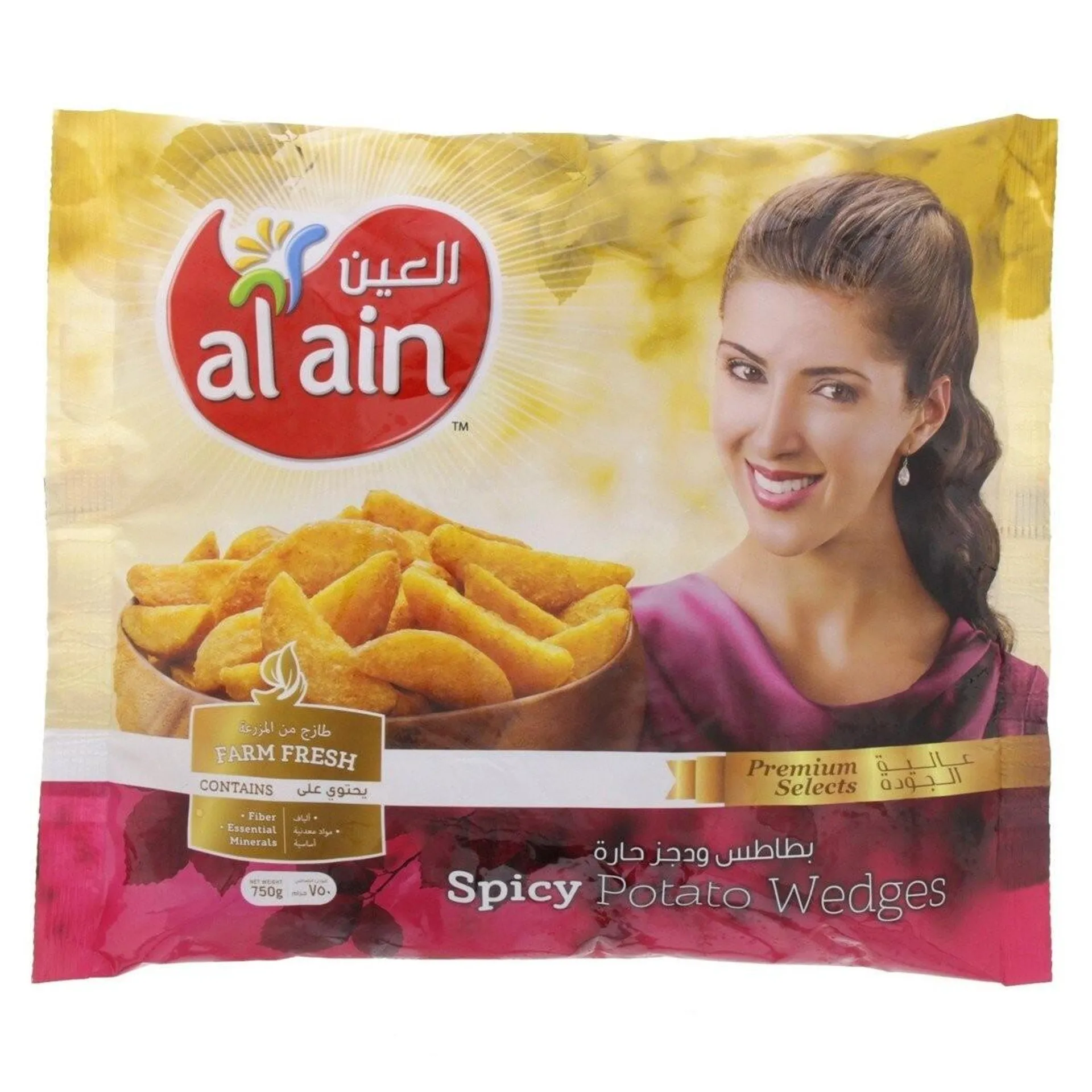 Al Ain Farms Spicy Potato Wedges 750 g