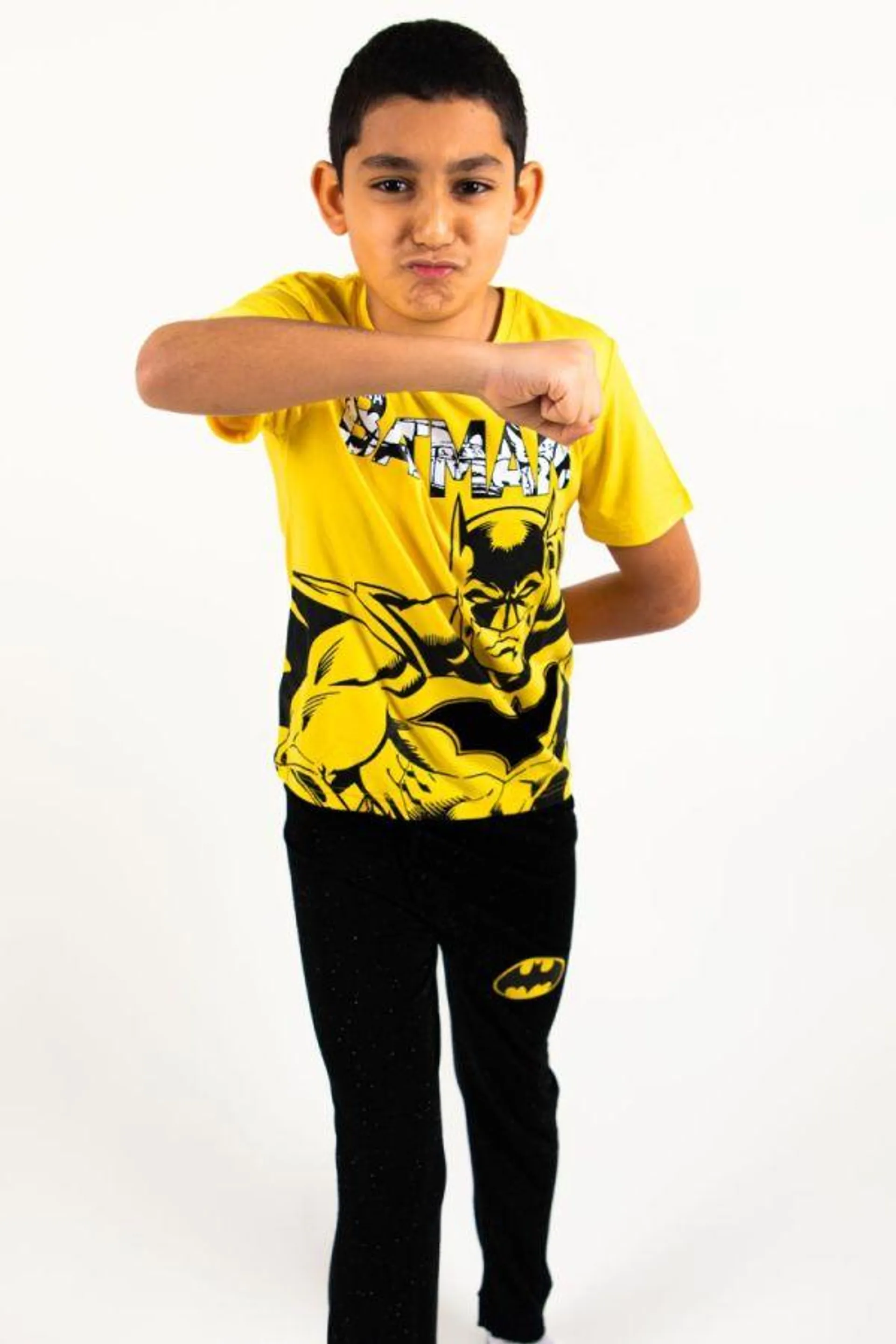 Boys Yellow Batman PJ