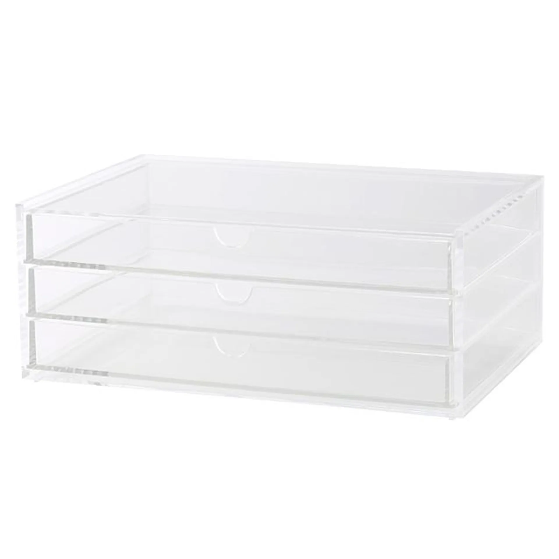 Acrylic Case, 3 Steps Horizontal, Approx. W 25.5 x D 17 x H 10 cm