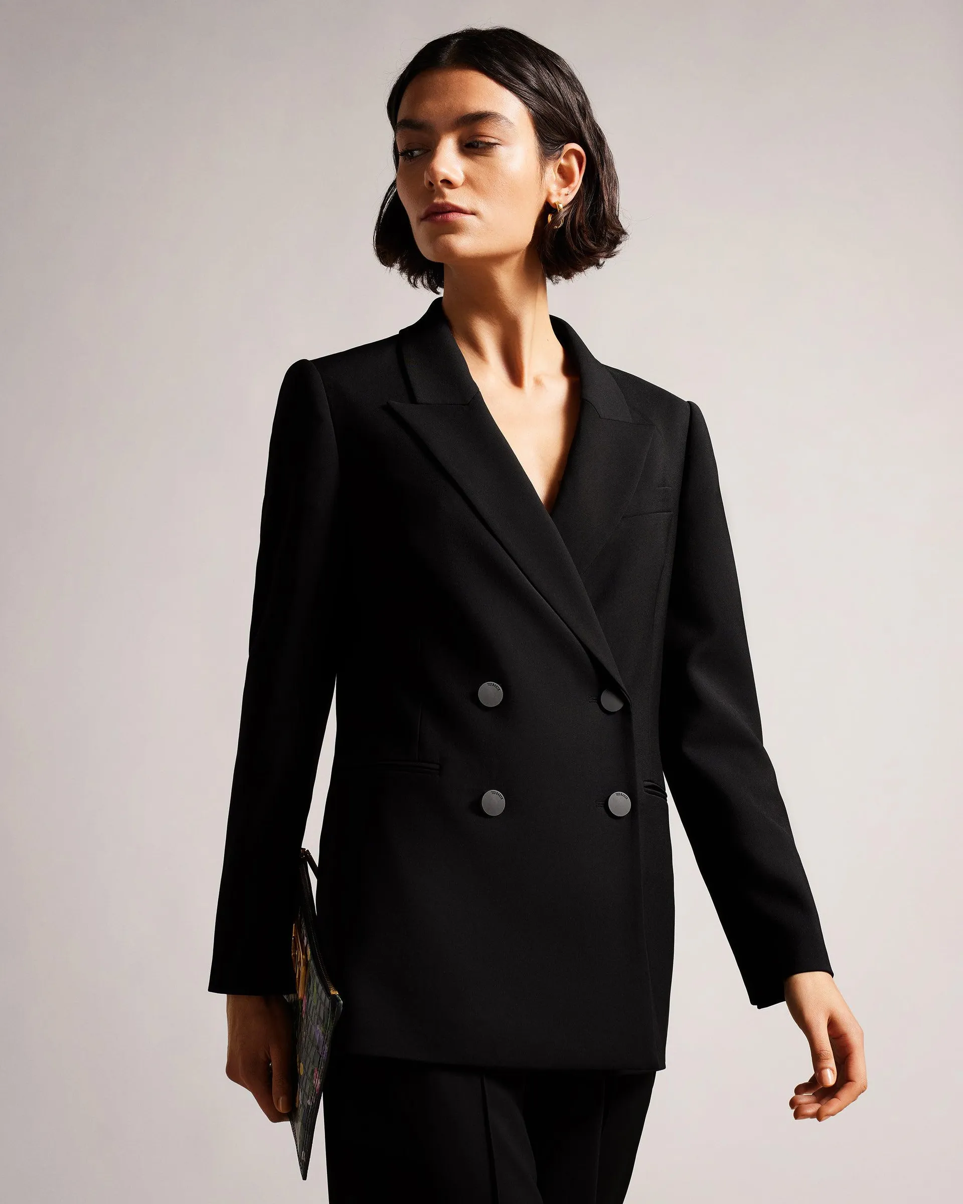 Long Line Double Breasted Jacket