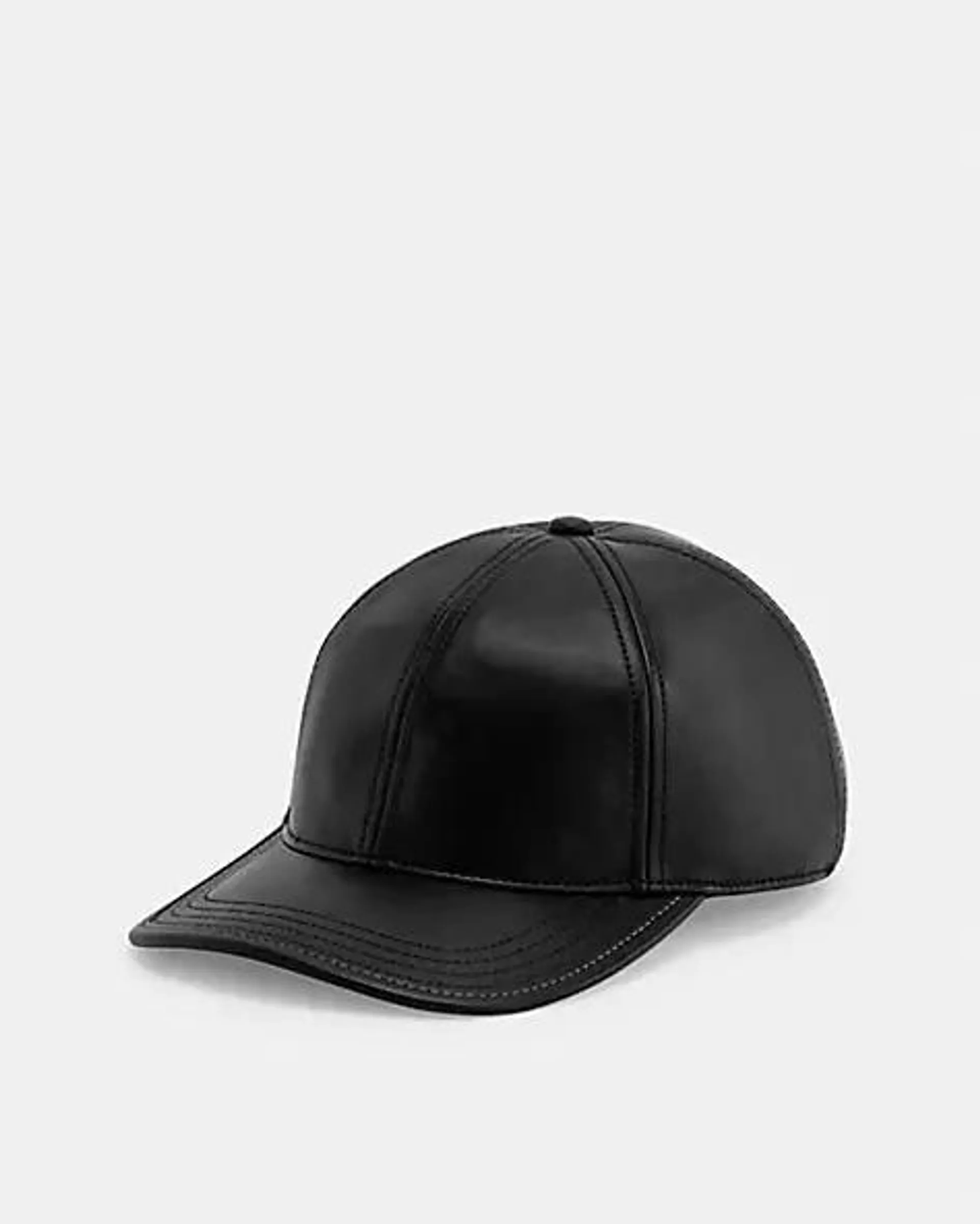 Leather Baseball Hat