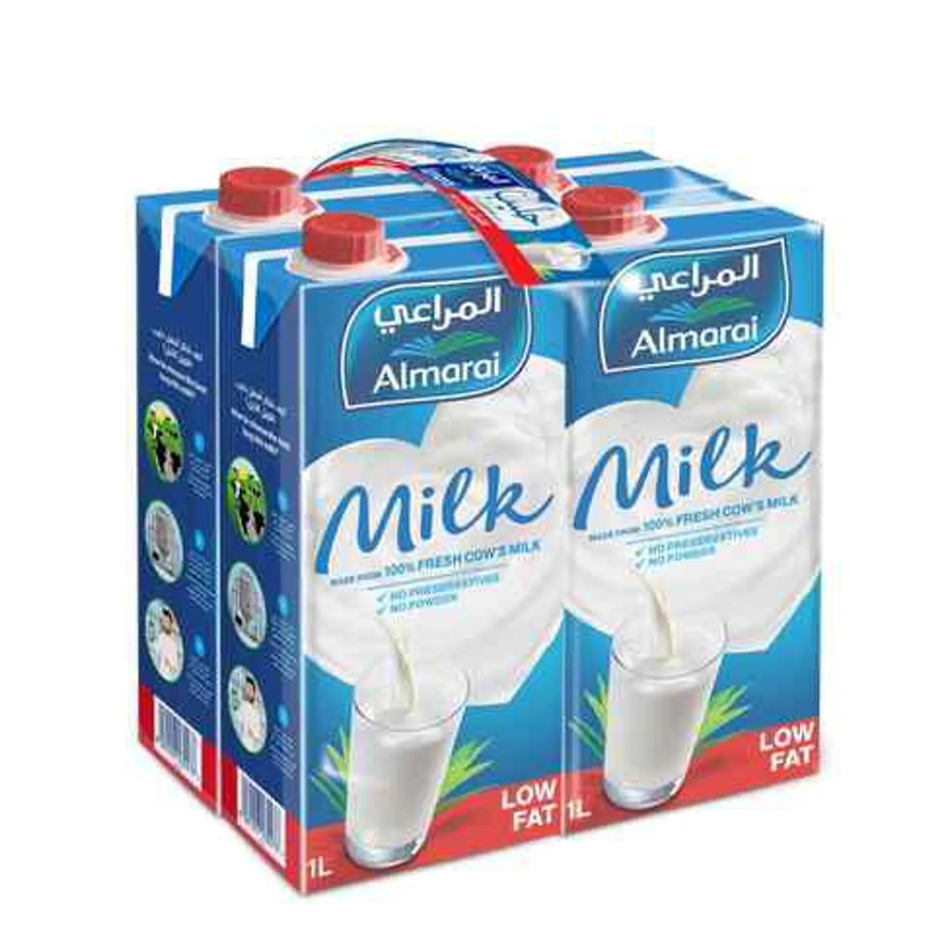 Almarai UHT Low Fat Milk 1L Pack of 4