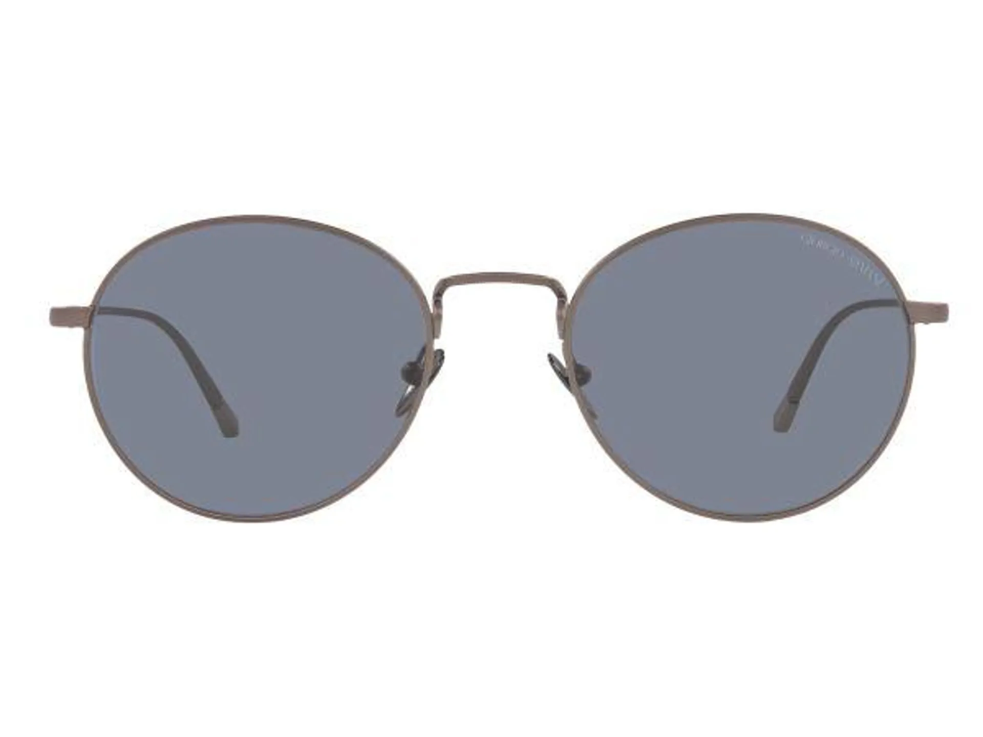 Matte Bronze Oval Sunglasses