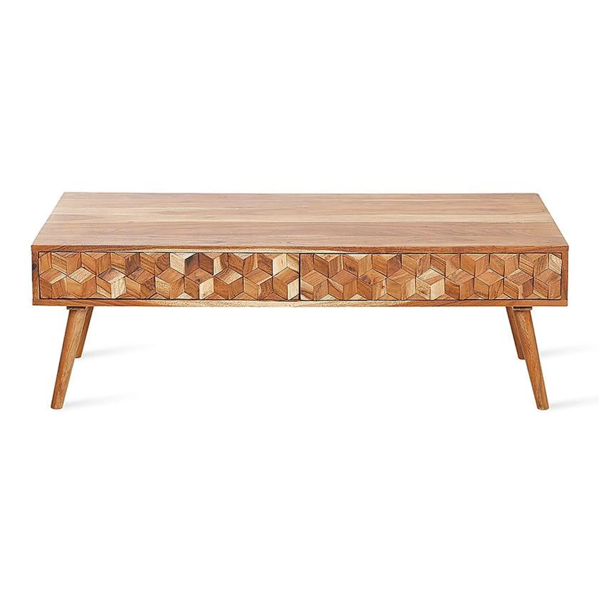 Tazzo Coffee Table, Natural & Chestnut