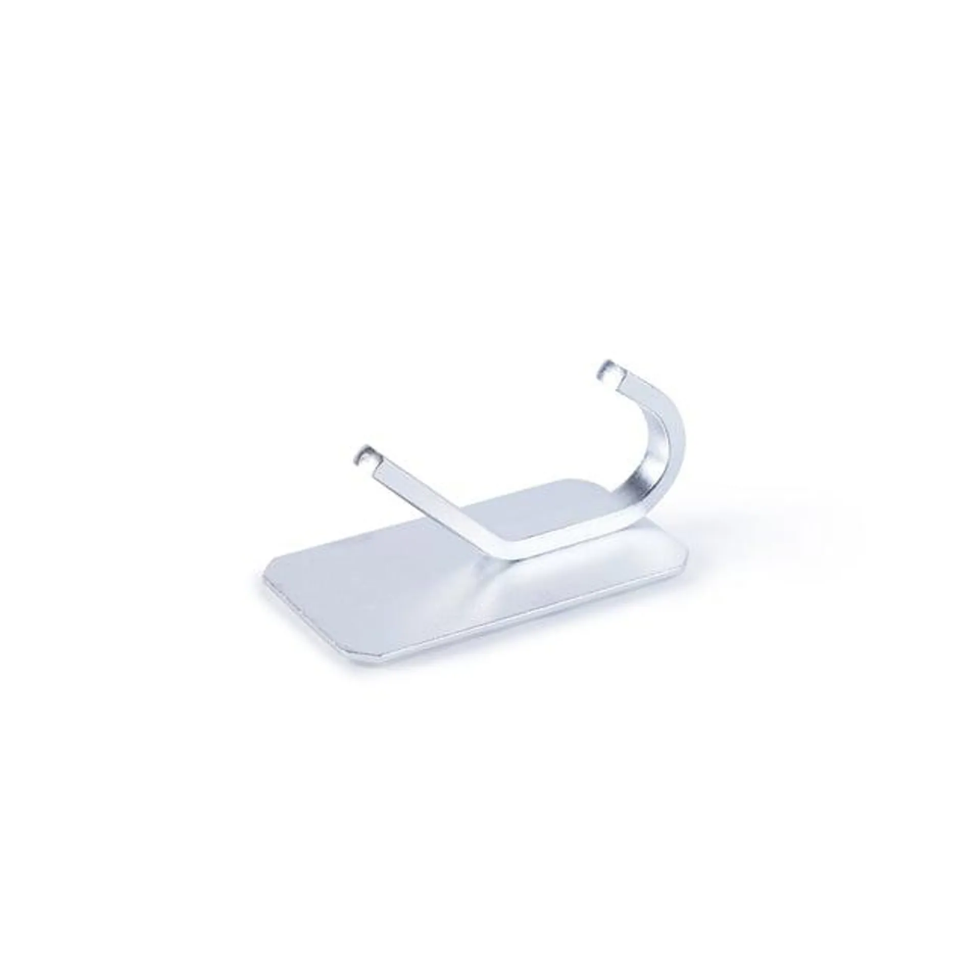 alec self adhesive wall hook 8.9x4.5x3.5cm - silver