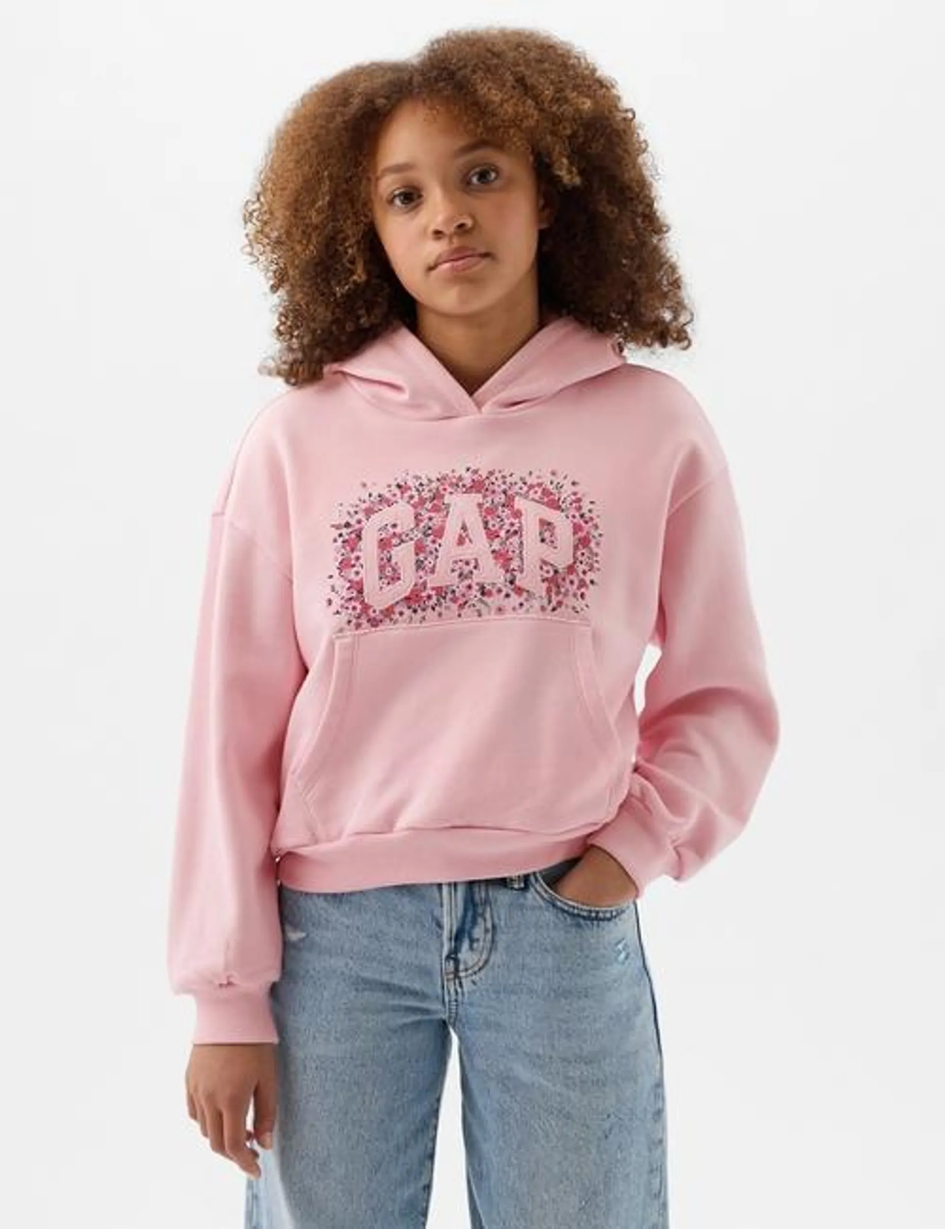 Kids Embroidered Arch Logo Hoodie