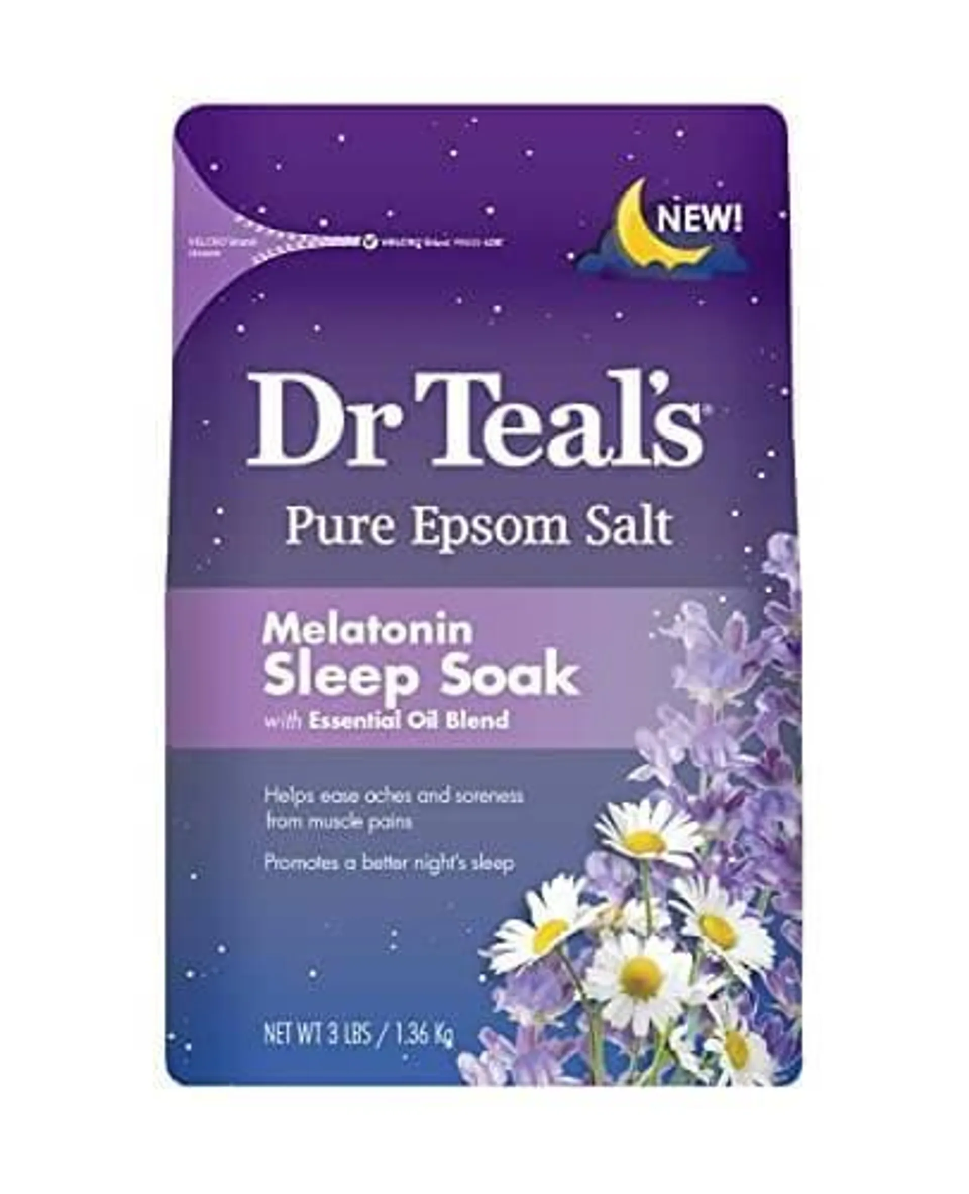 Dr. Teal's Epsom Bath Salt - Melatonin 1.36kg