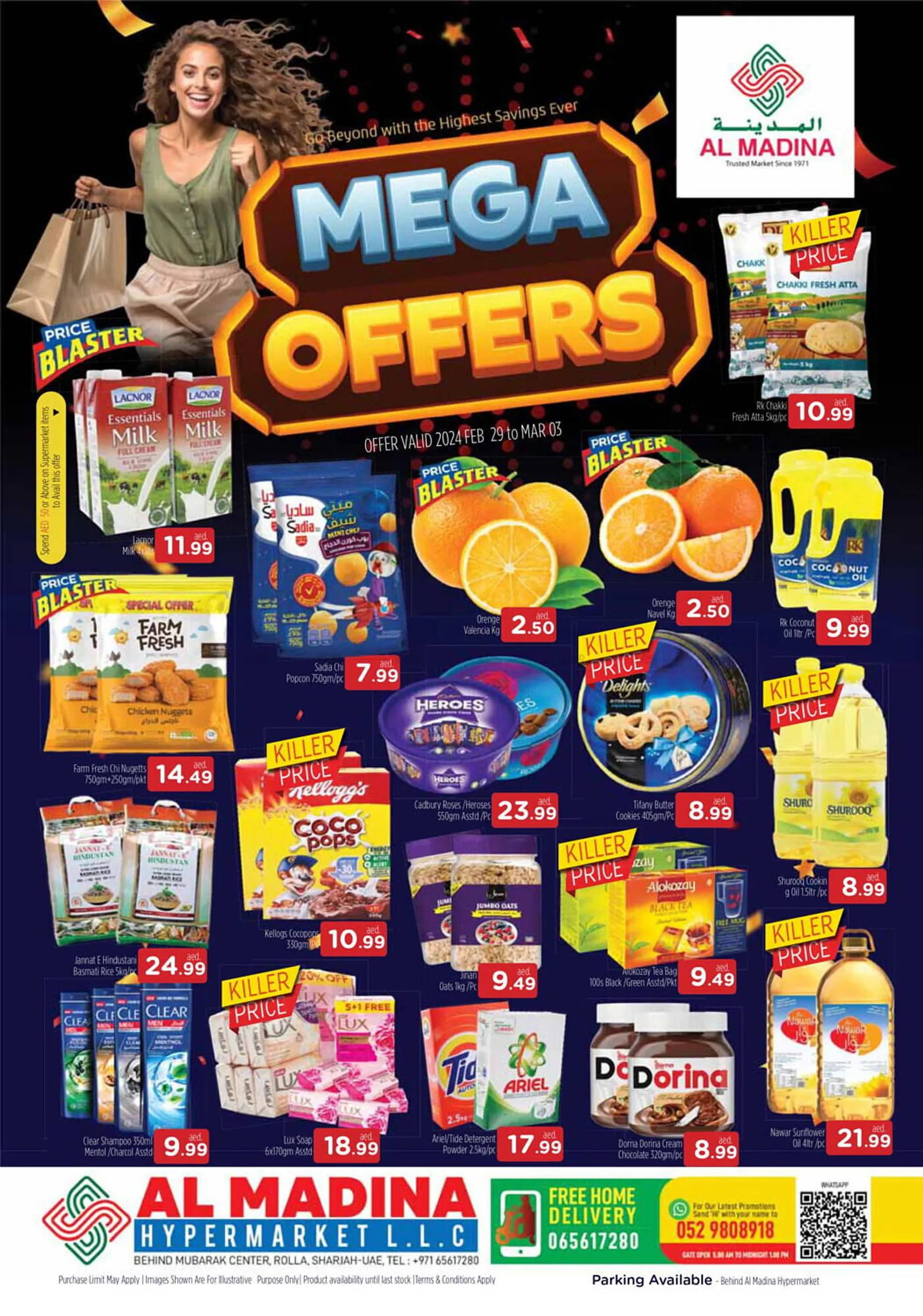 Al Madina Hypermarket catalogue from 29 February to 3 March 2024 - Offers page 1