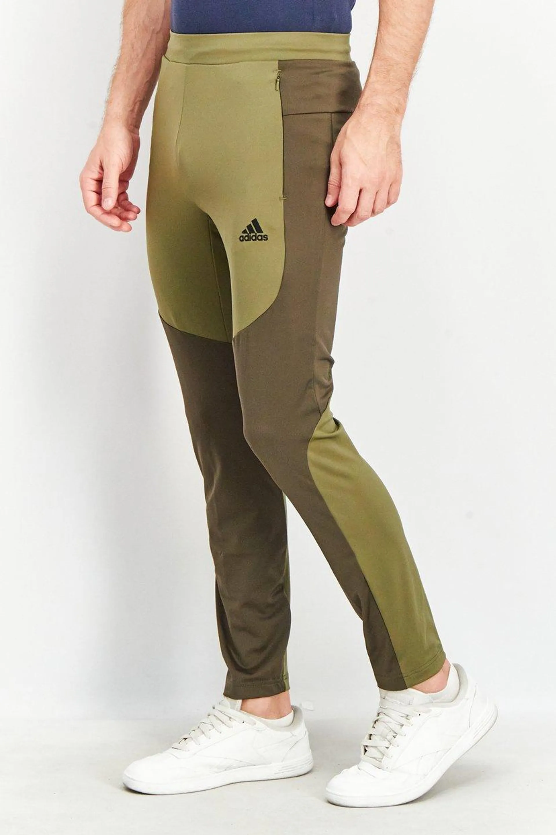 Men Sportswear Fit Yoga Training Pants, Olive