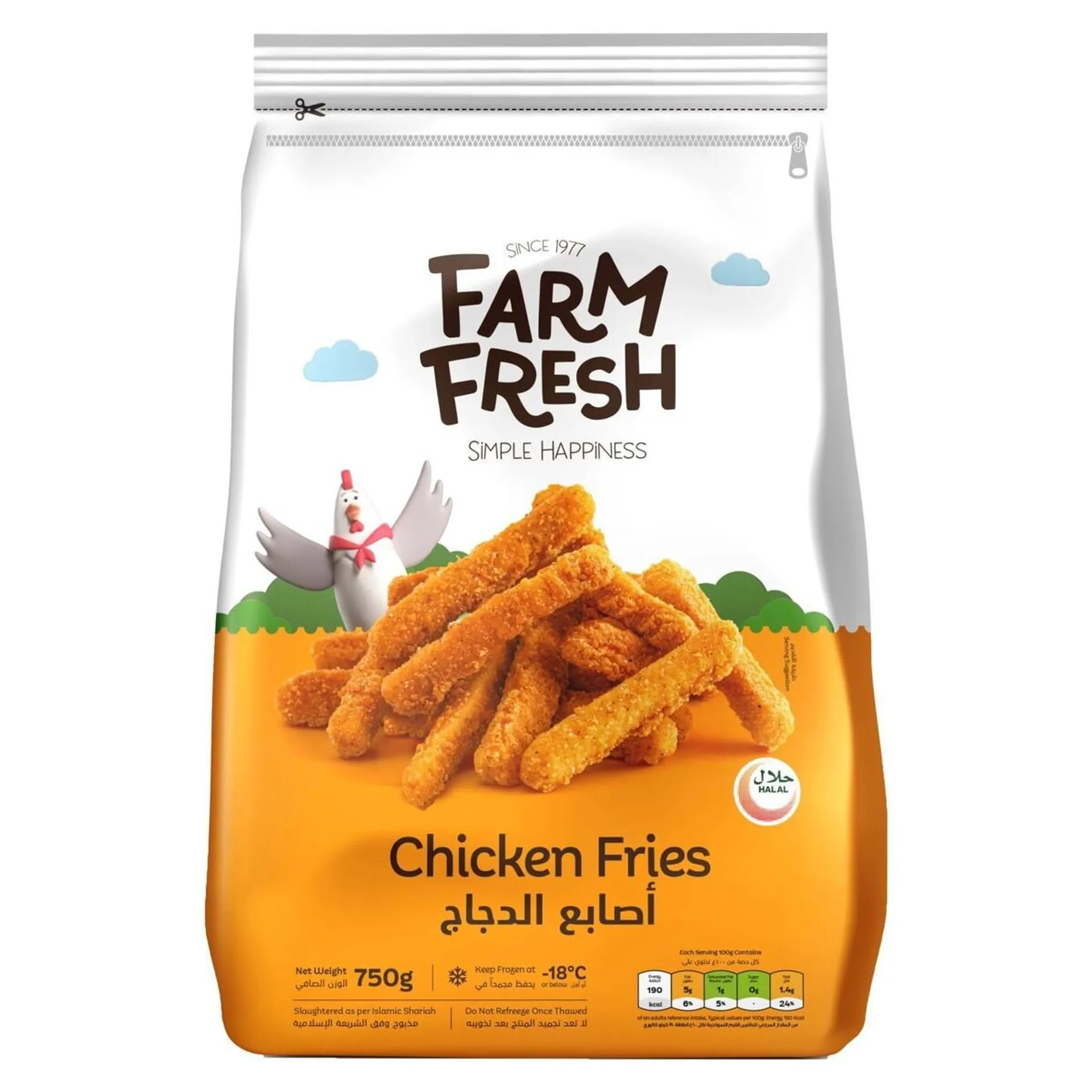 Farm Fresh Chicken Fries 750 g