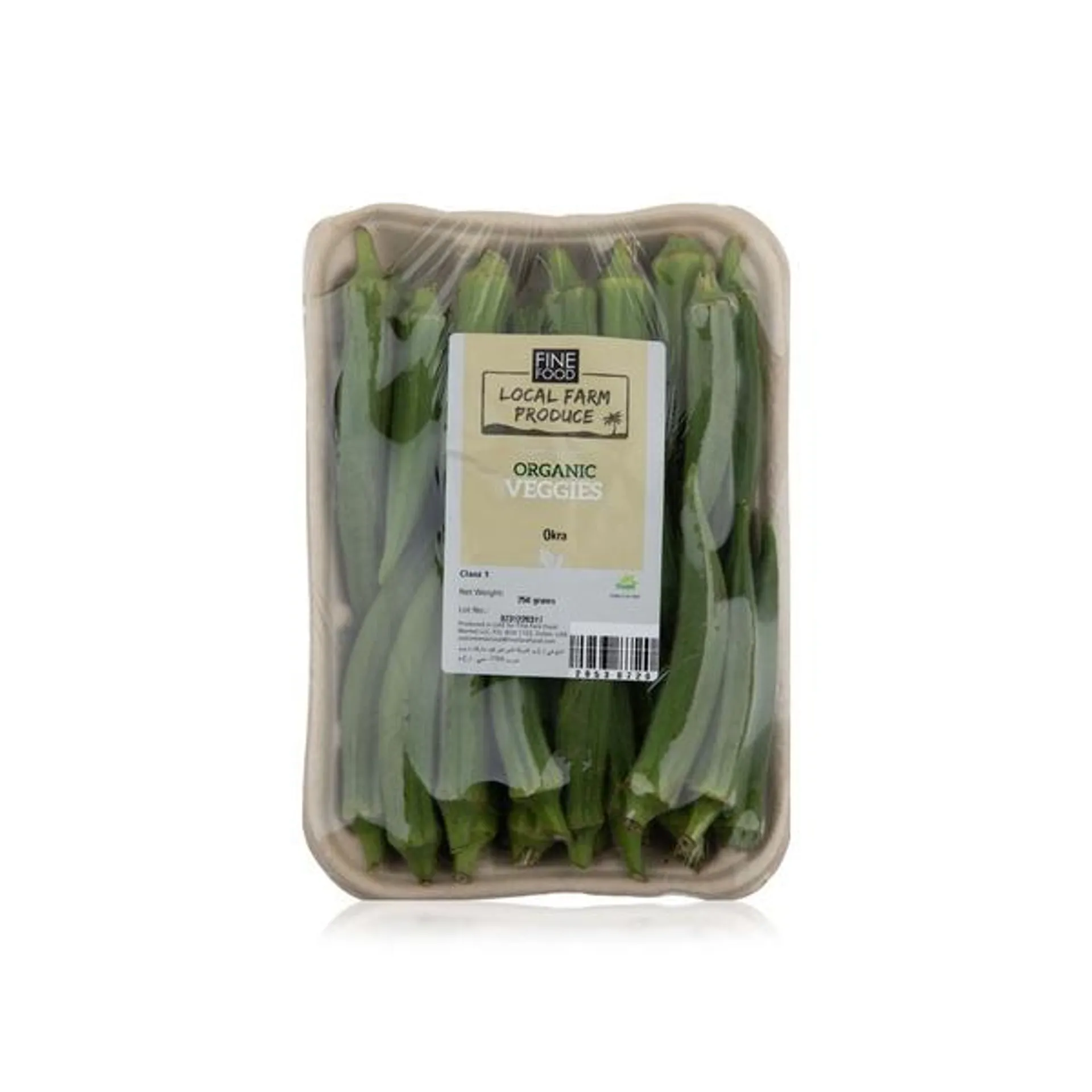 FineFOOD organic okra 250g pack