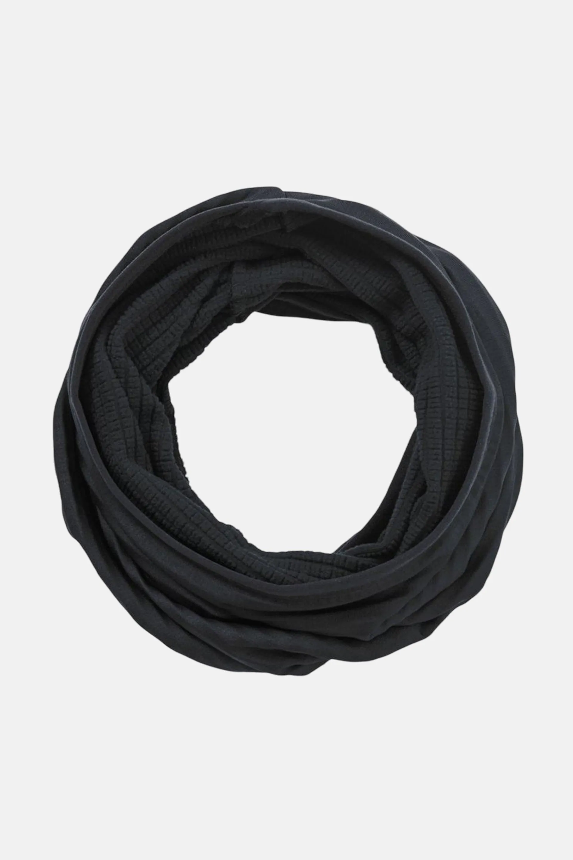 Men Multipurpose Scarf 50 L x 23 W cm, Black