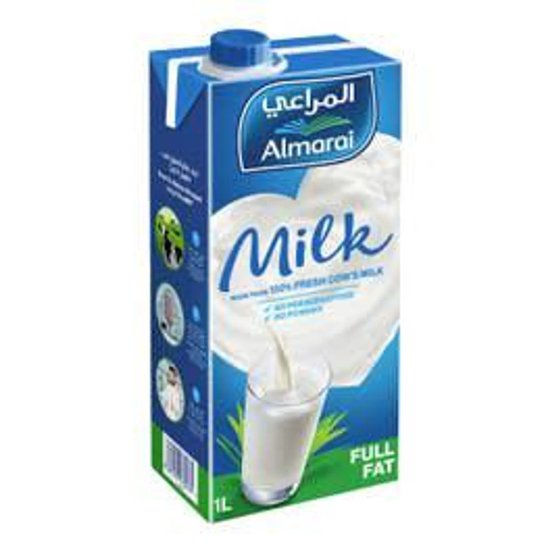 Almarai Full Fat Long Life Milk - 1 L