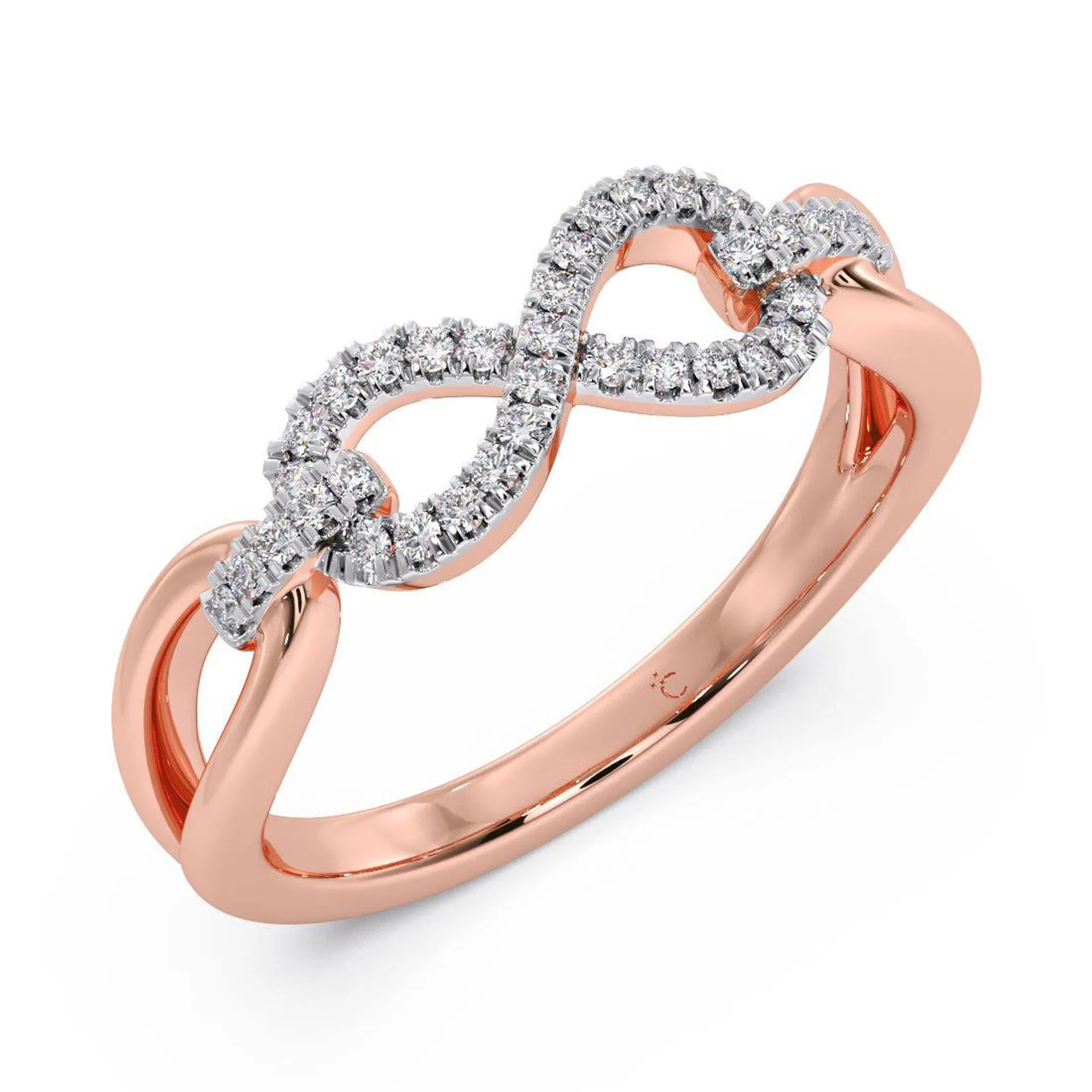 Infinity Bling Diamond Ring