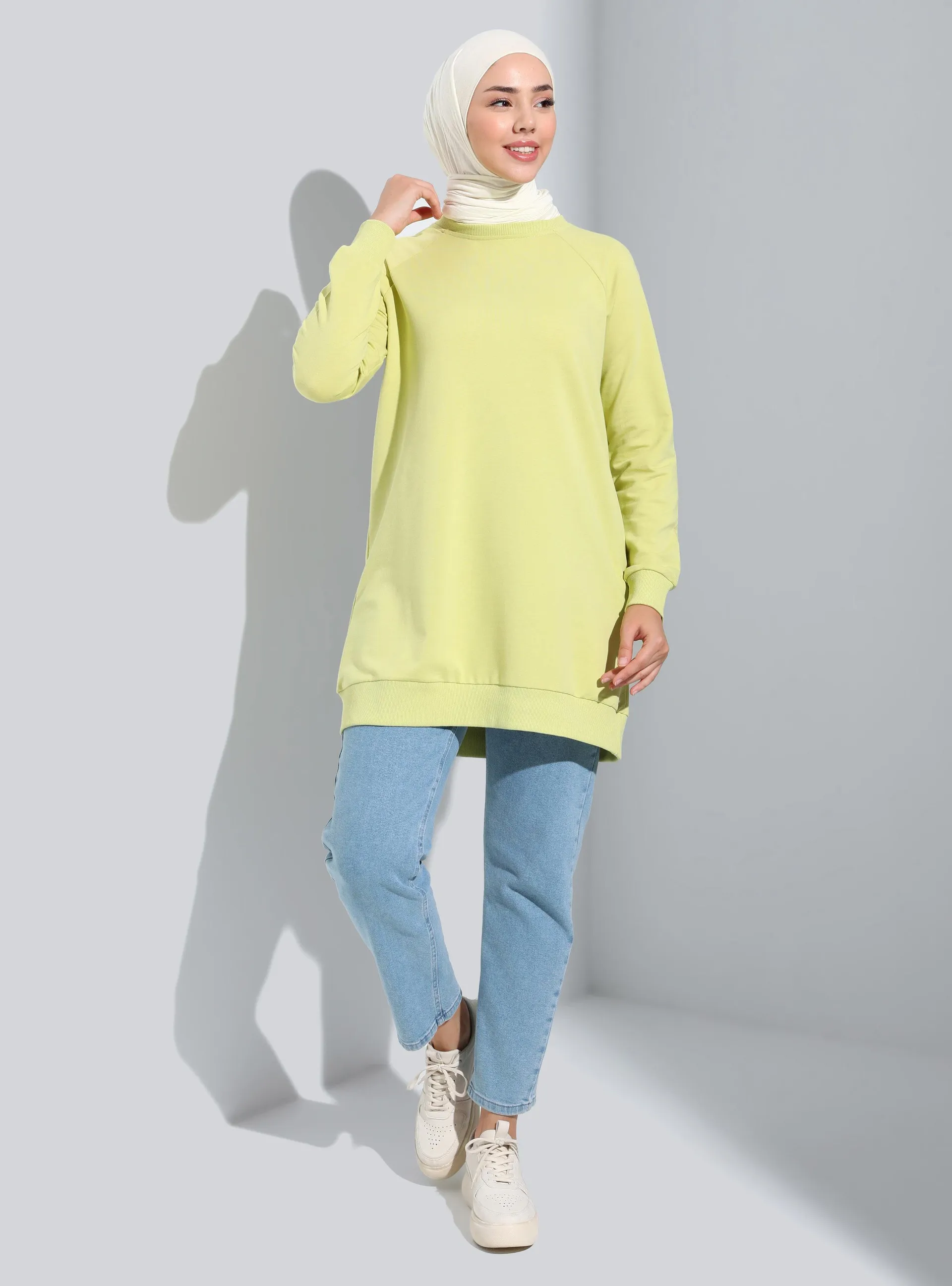 Crew neck - Green - Sweat-shirt