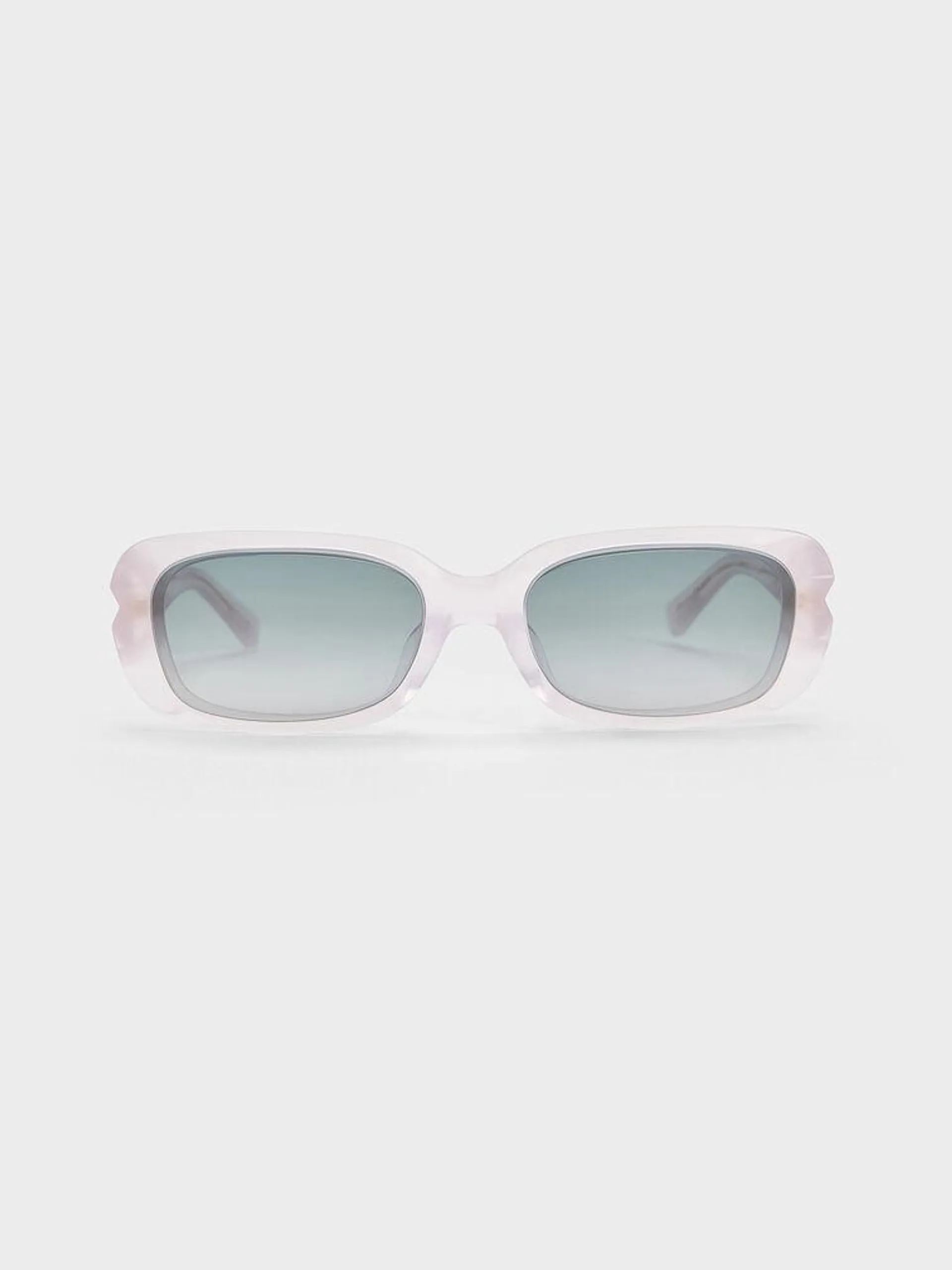 Recycled Acetate Angular Sunglasses