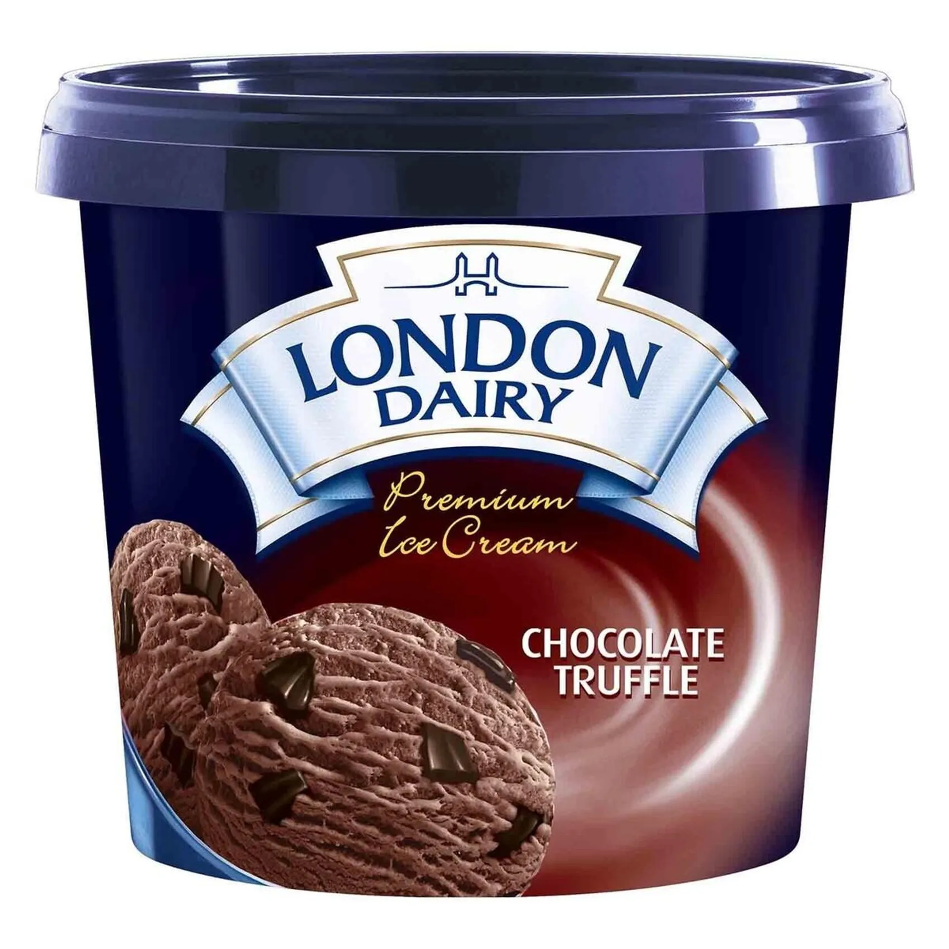 London Dairy Chocolate Truffle Premiun Ice Cream 1 L