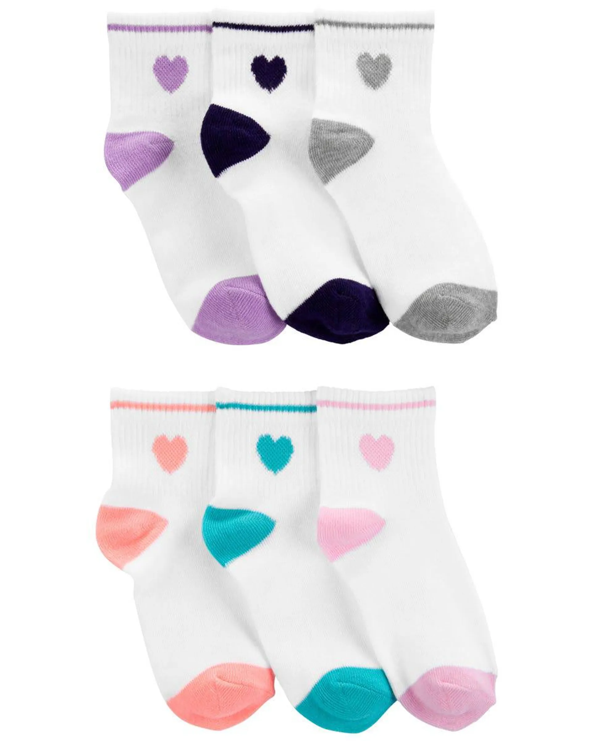 6-Pack Crew Socks