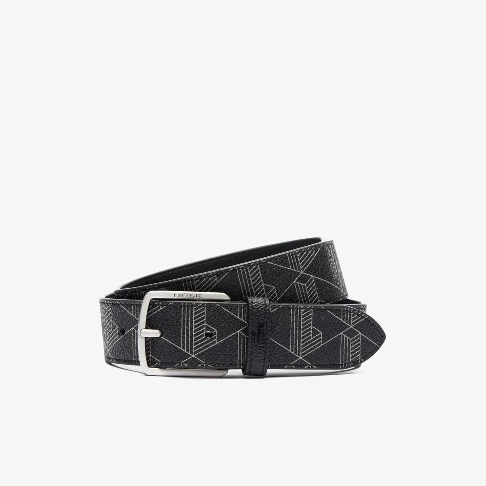 Coated Canvas Monogram Belt