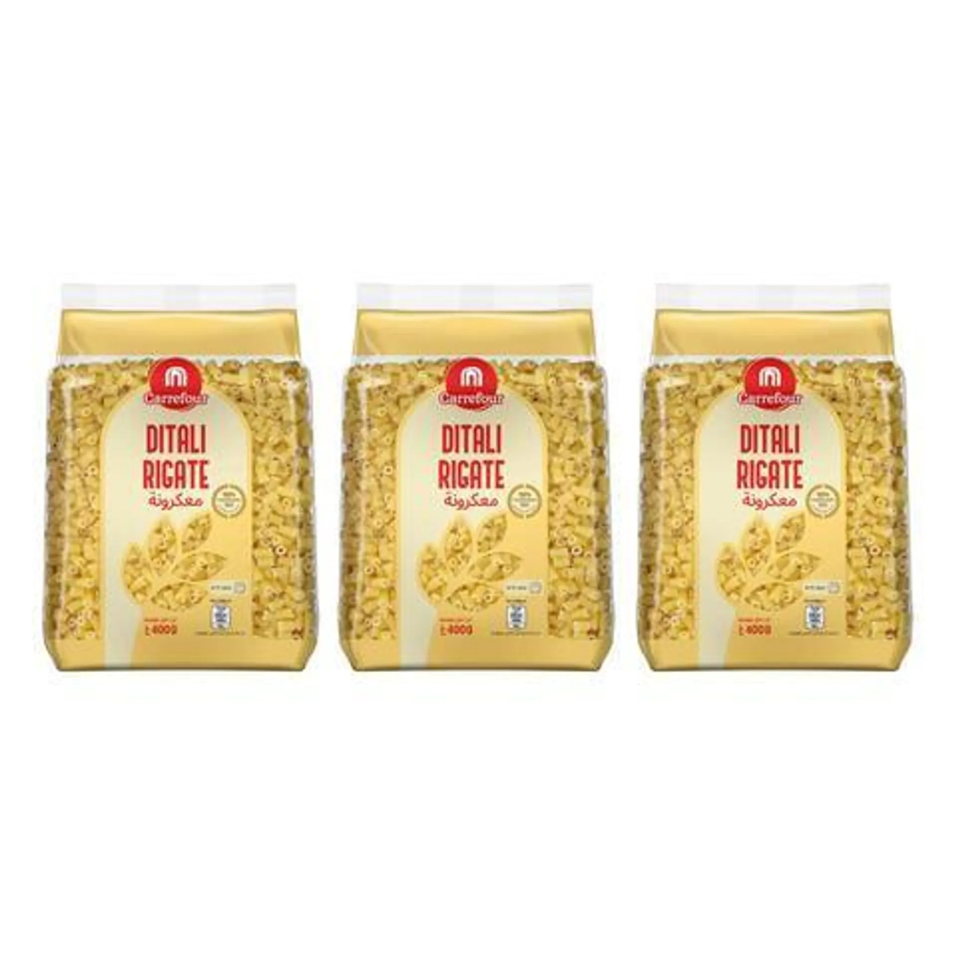 Carrefour Ditali Rigati 400g Pack of 3