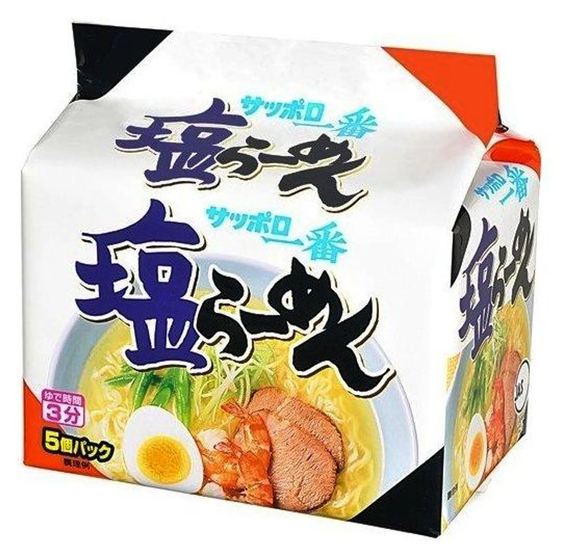 Instant Pack Noodle With Soup Base – Sapporo Ichiban Shio – 500g