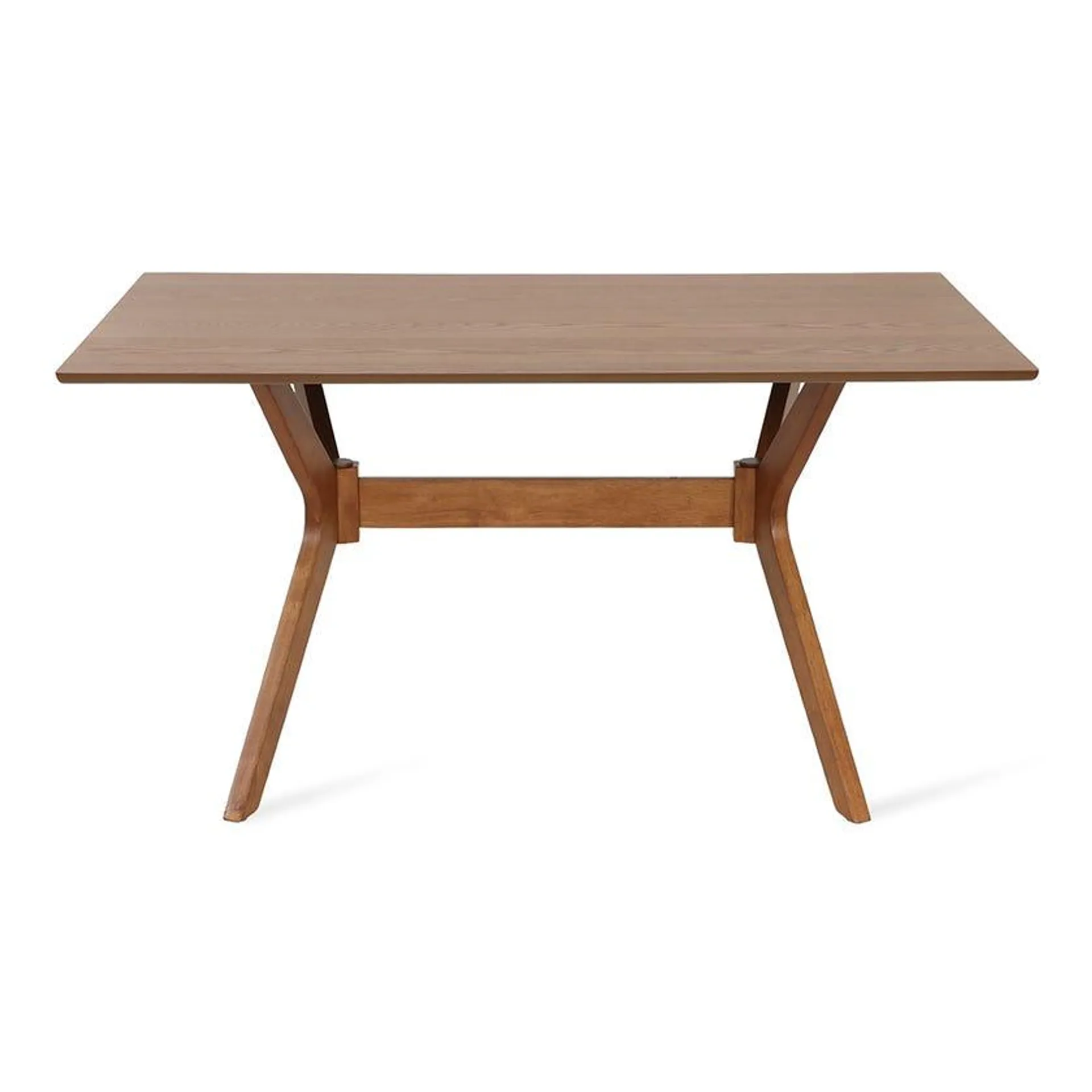 Julia 4-Seater Dining Table, Natural Walnut