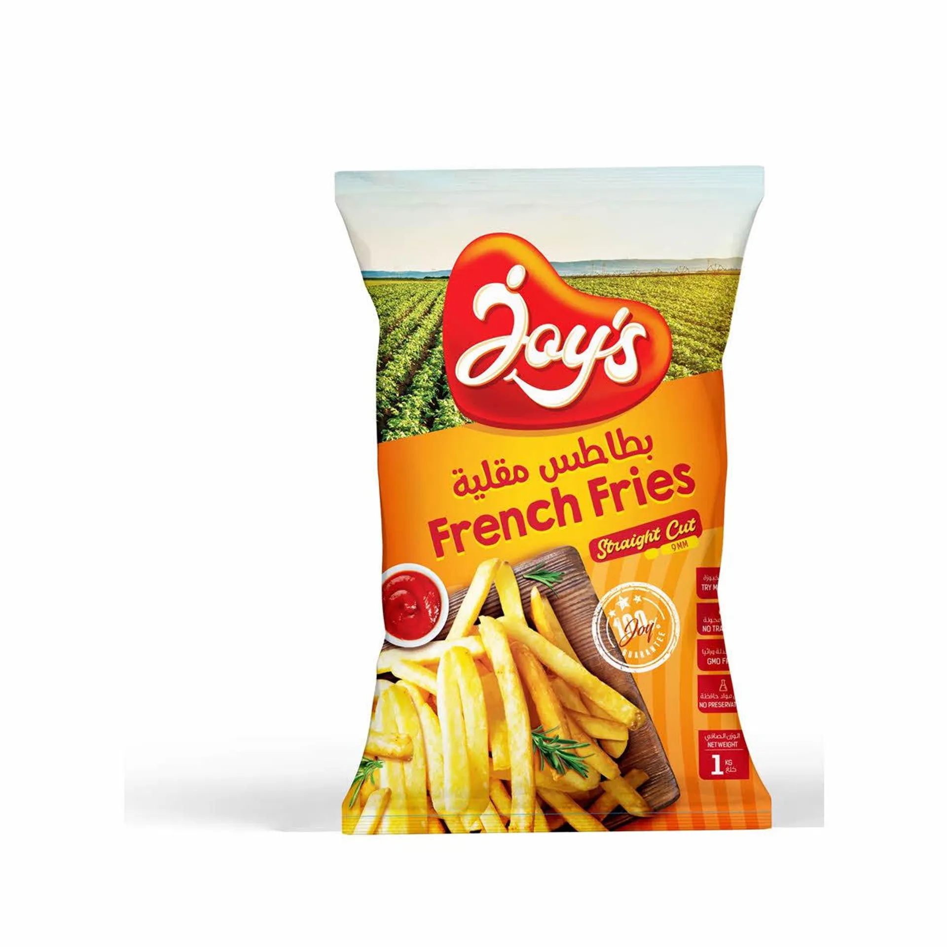 Joy Pack French Fries Straight Cut 2.5 Kg