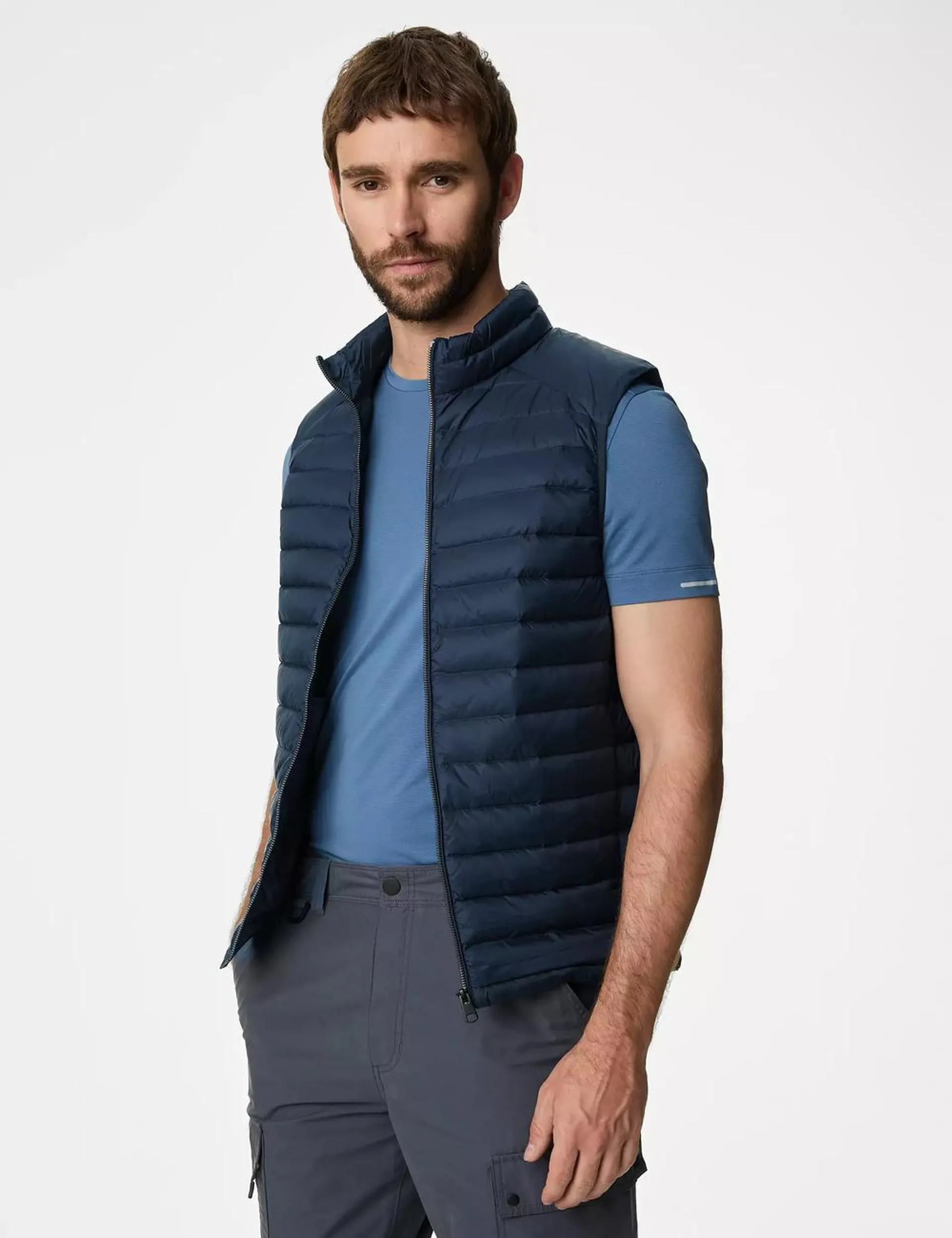 Feather and Down Gilet with Stormwear™