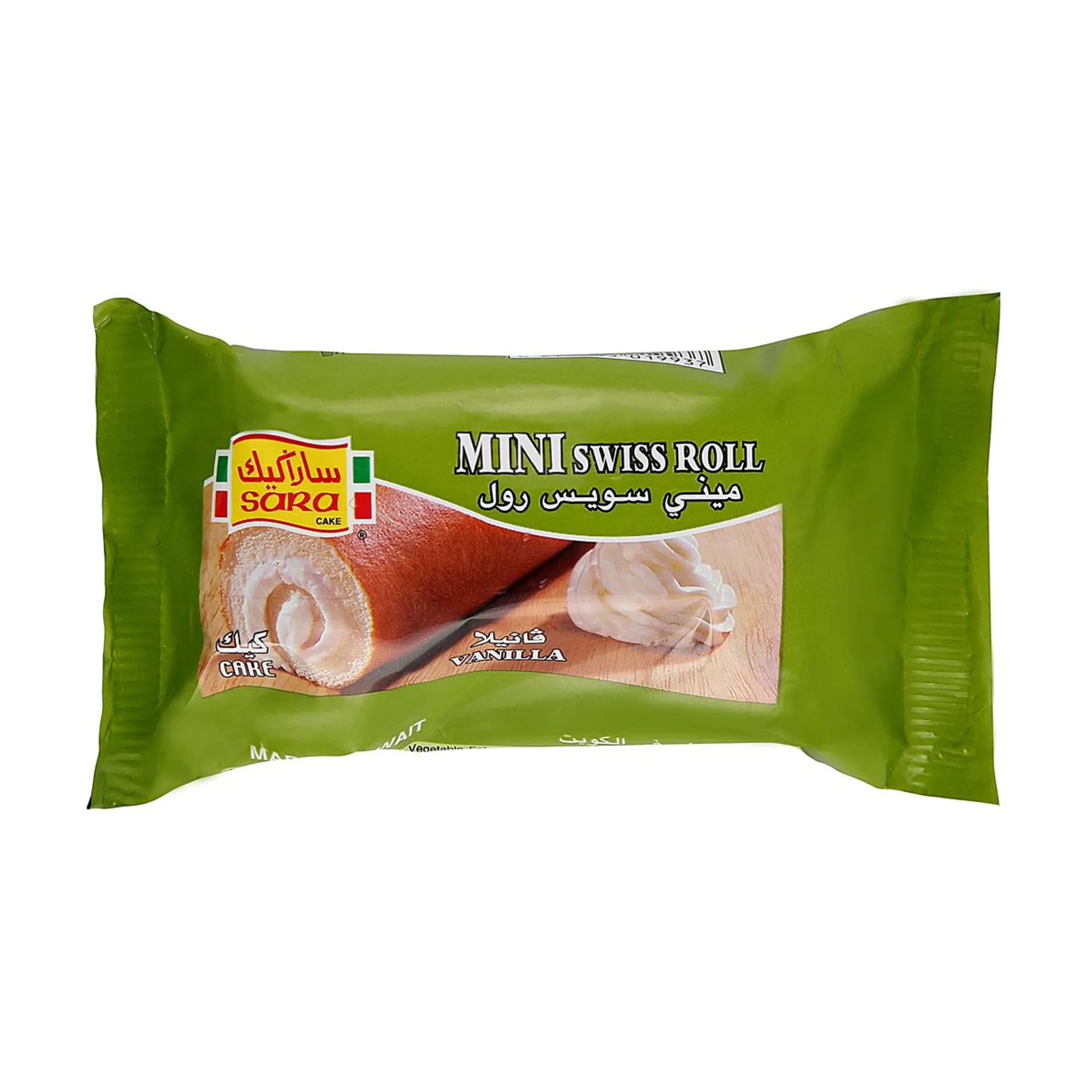 Sara Mini Swiss Roll Vanilla 25 g