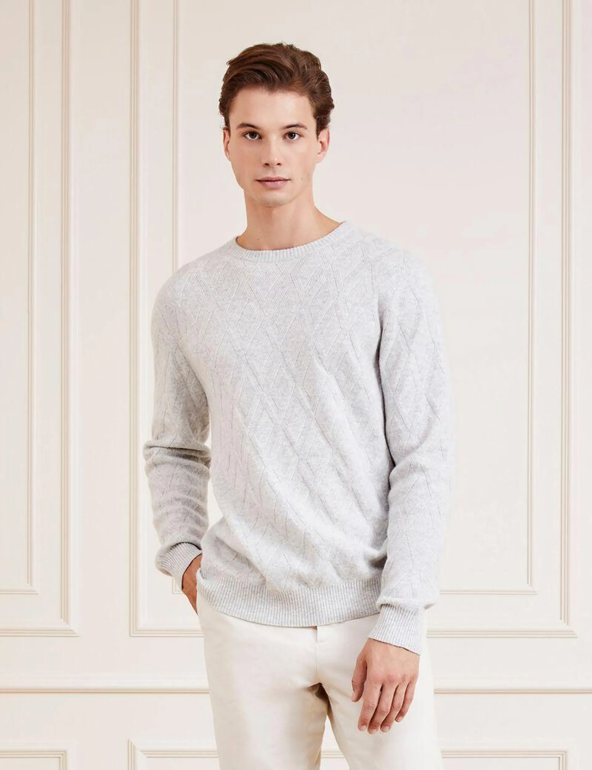 Marciano Crew Neck Cashmere Blend Sweater