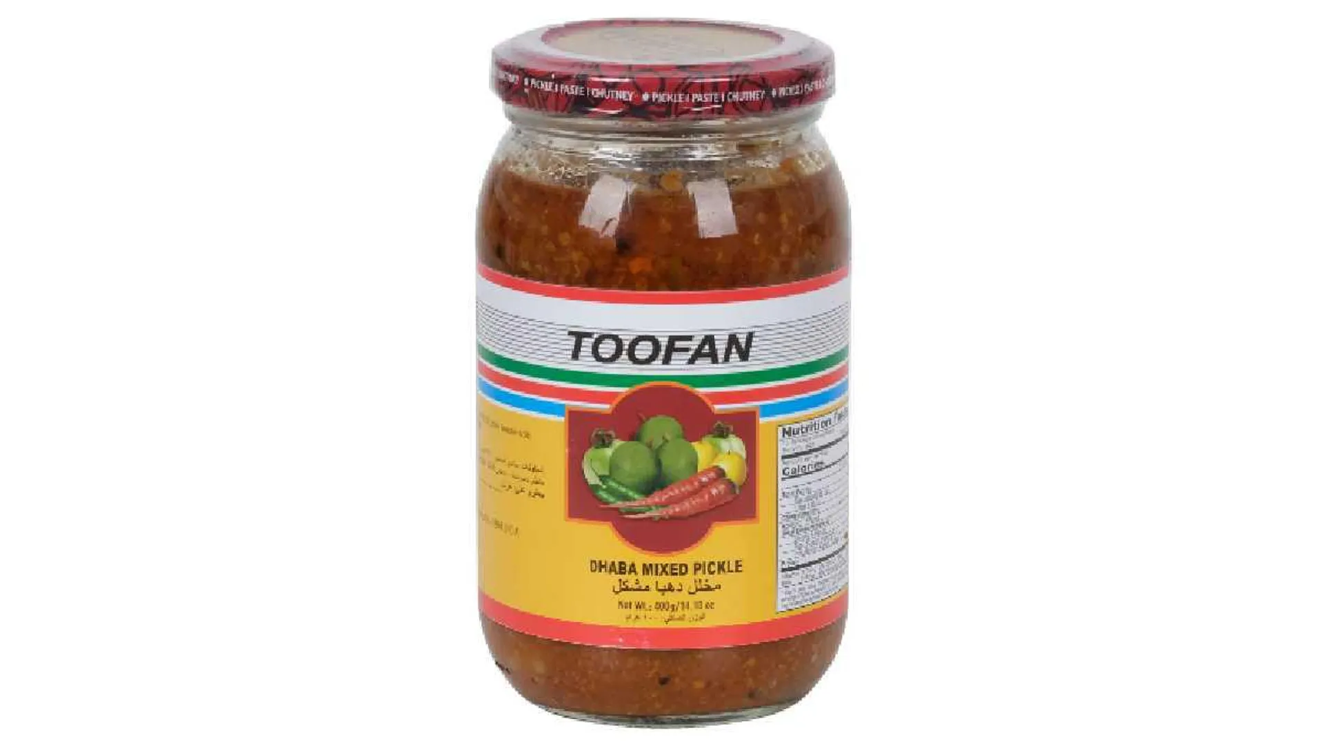 TOOFAN DHABA MIX VEG PICKLE 400GM