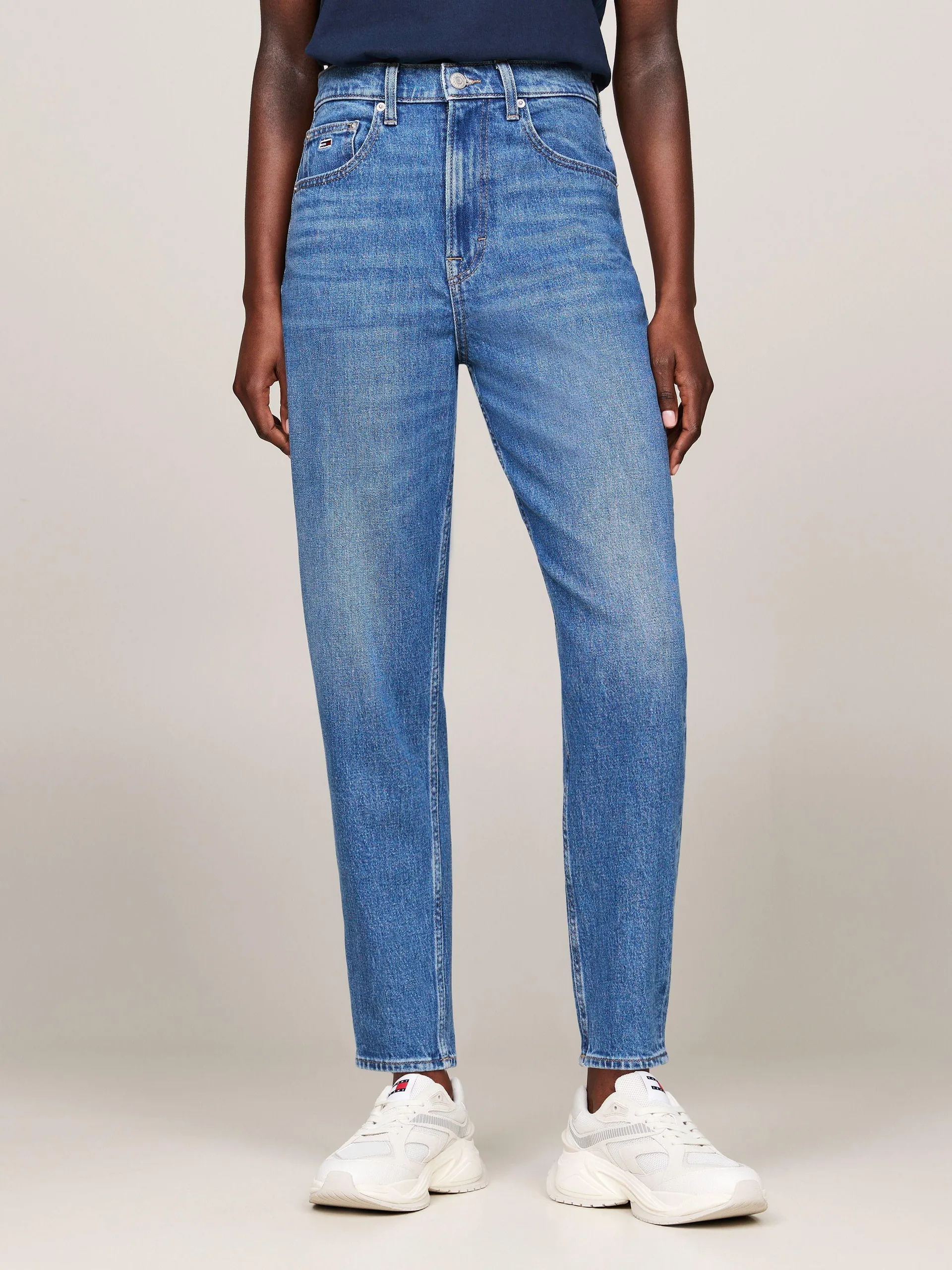 Mom Ultra High Rise Straight Tapered Jeans