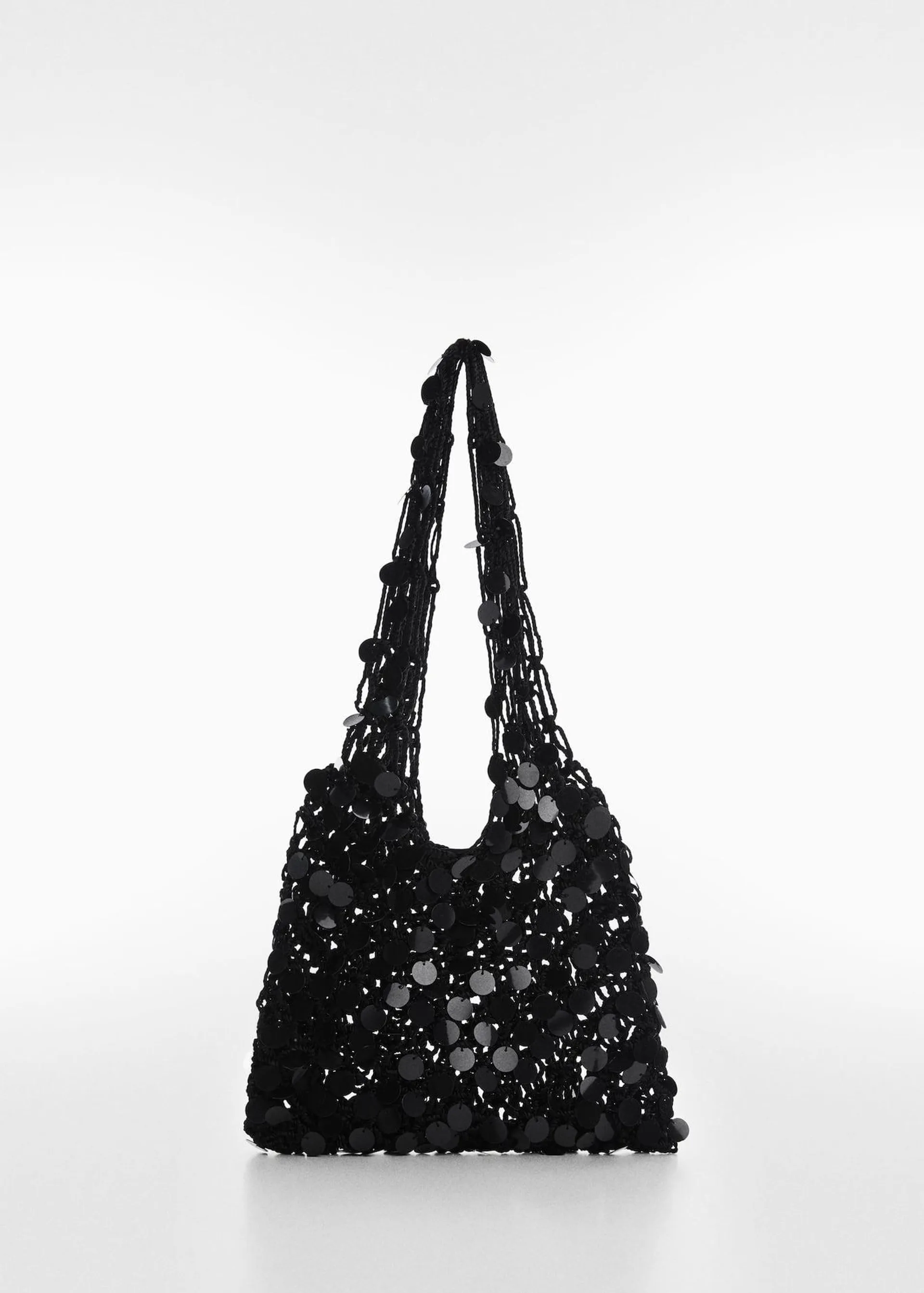 Sequined net bag