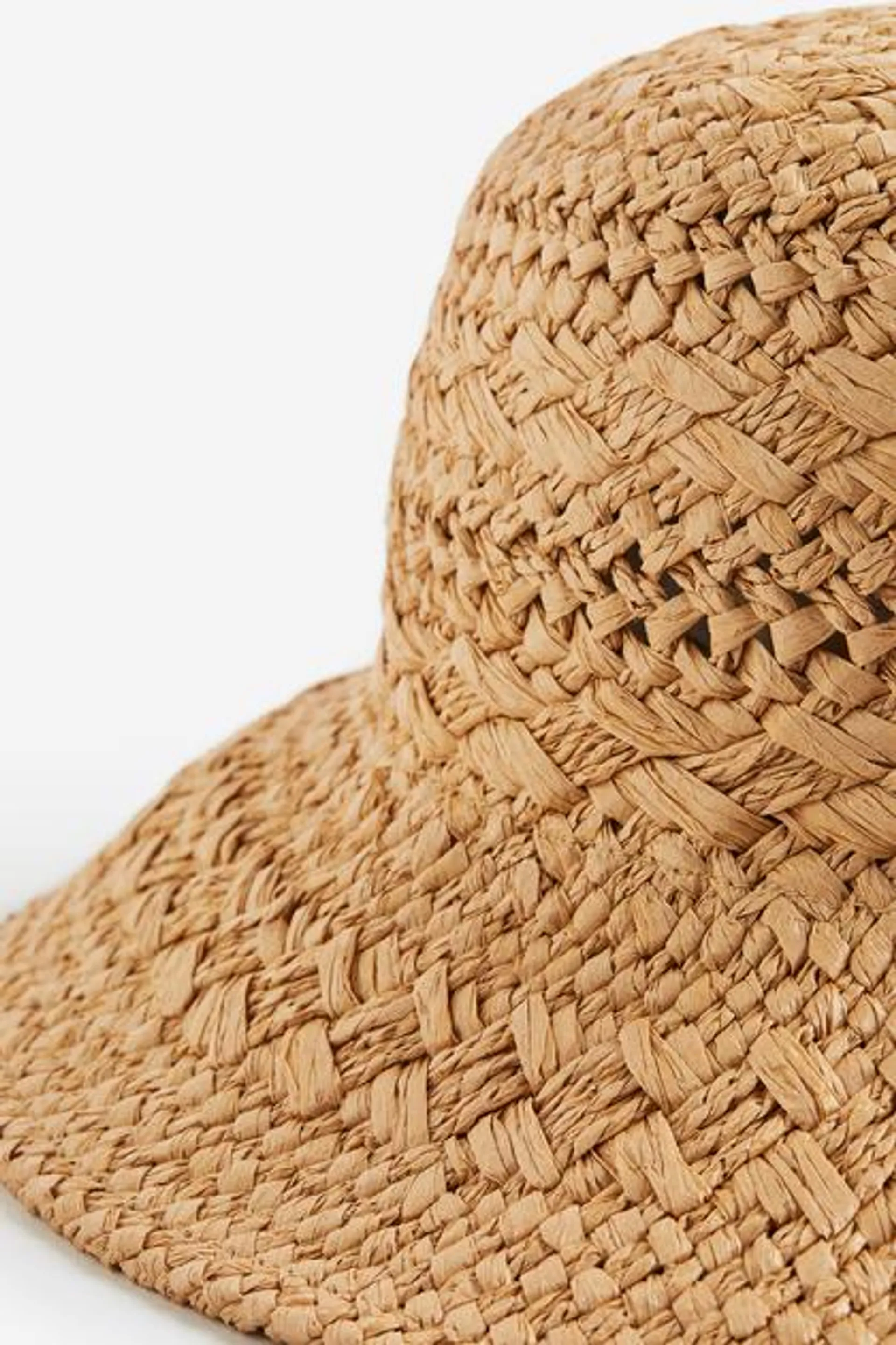 Straw bucket hat