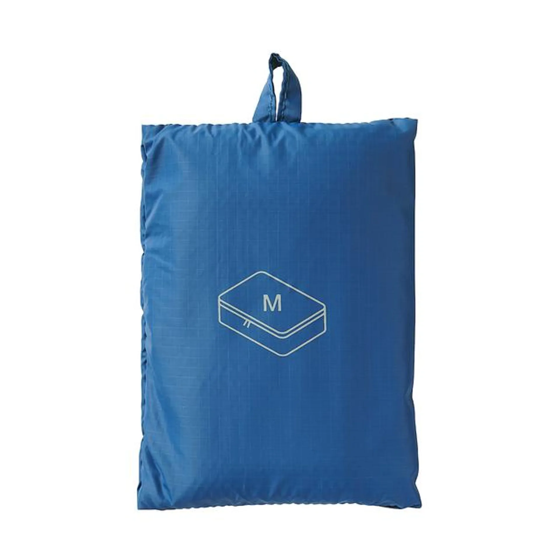 Recycled Nylon Gusset Case, W 26 x D 40 x H 10 cm, M, Blue