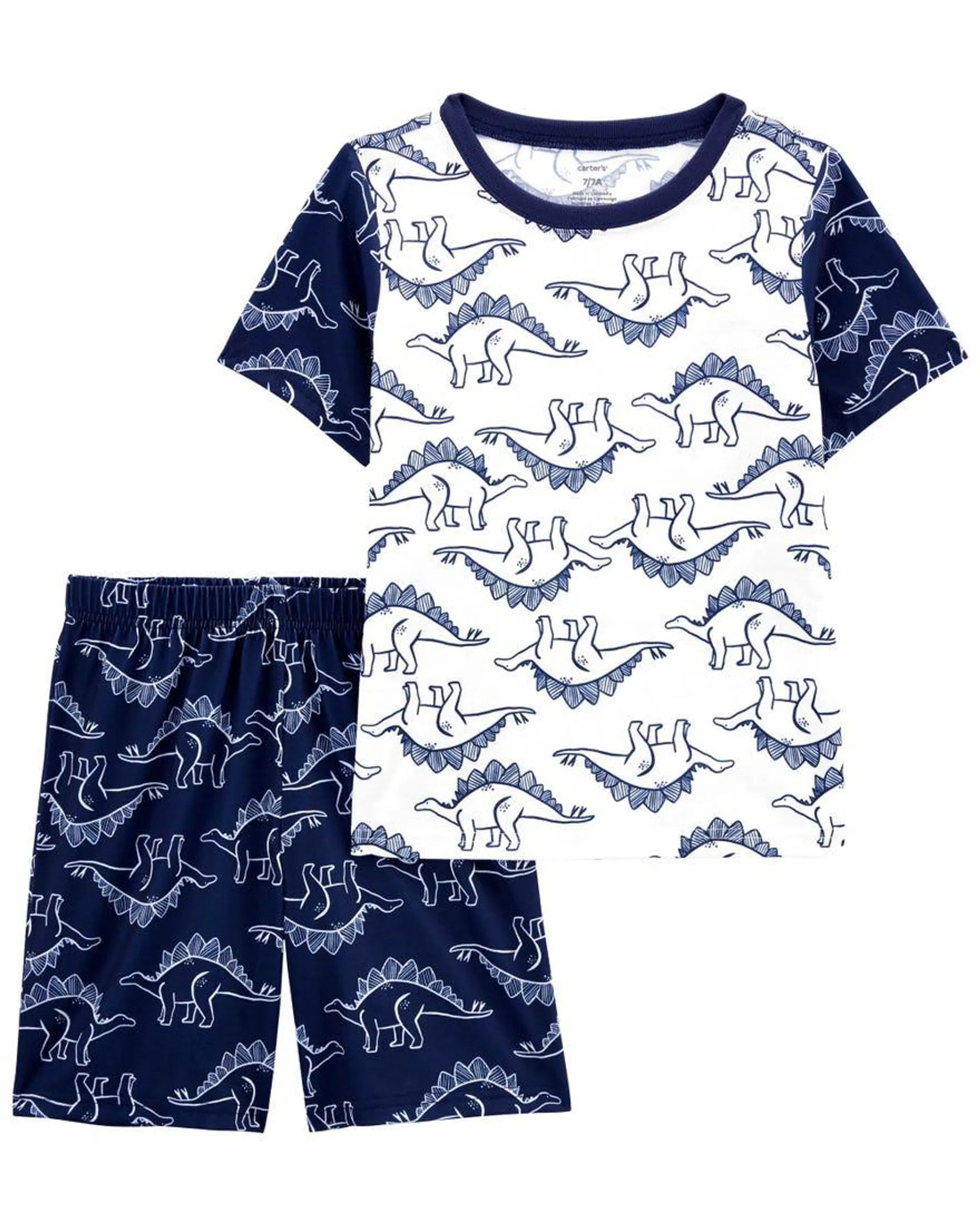 2-Piece Dinosaur Loose Fit PJs